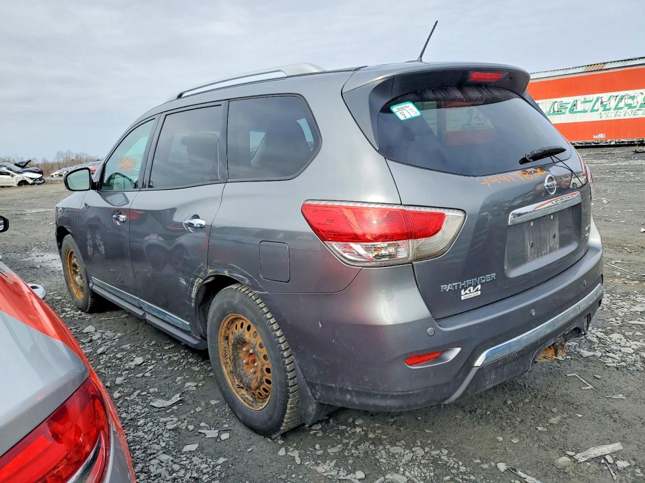 2015 Nissan Pathfinder S Gray vin: 5N1AR2MMXFC662884