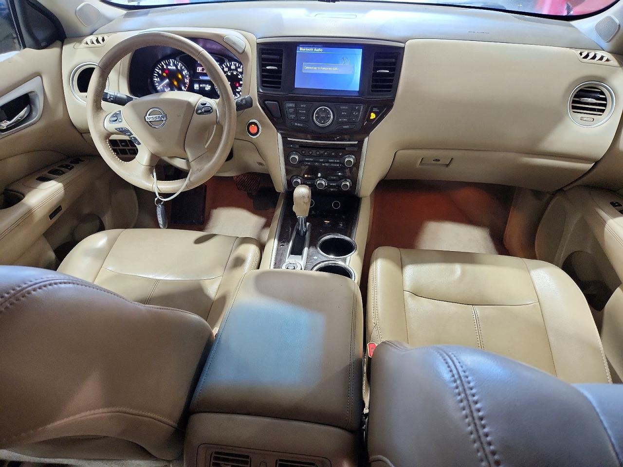 2015 Nissan Pathfinder Sl Red vin: 5N1AR2MMXFC668328