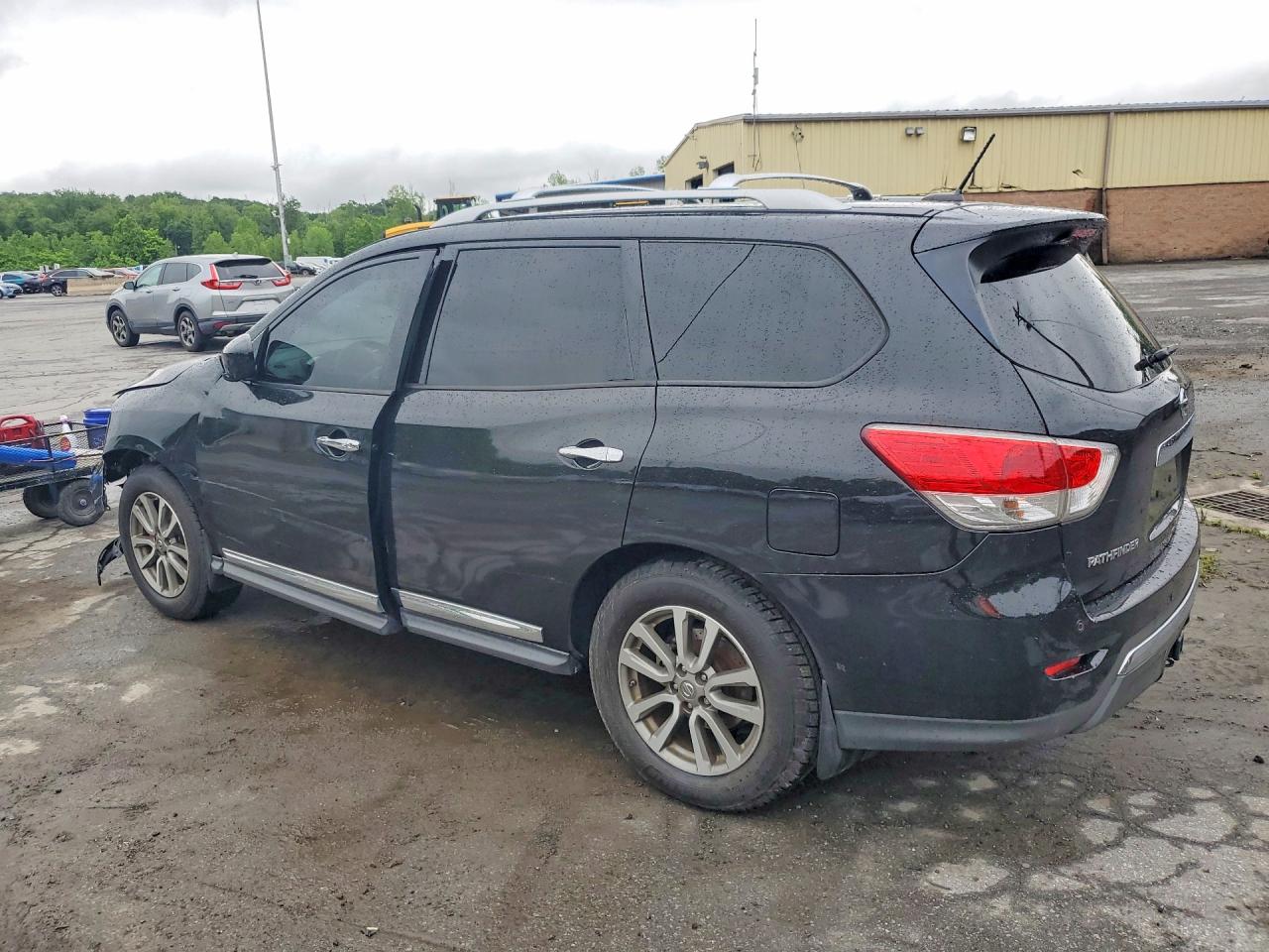 2015 Nissan Pathfinder Sl Black vin: 5N1AR2MMXFC674291