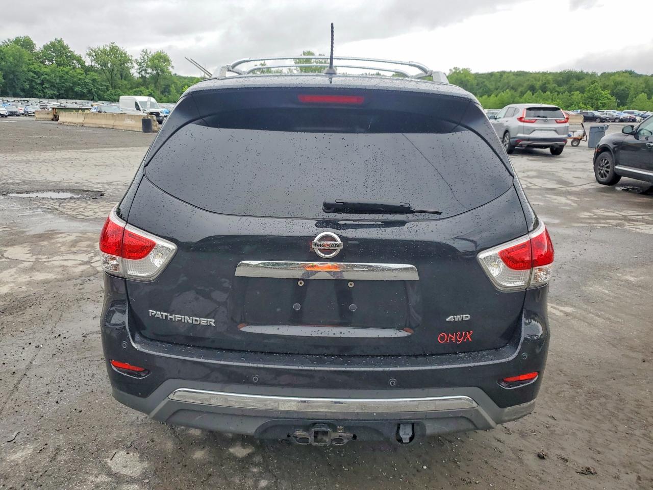 2015 Nissan Pathfinder Sl Black vin: 5N1AR2MMXFC674291