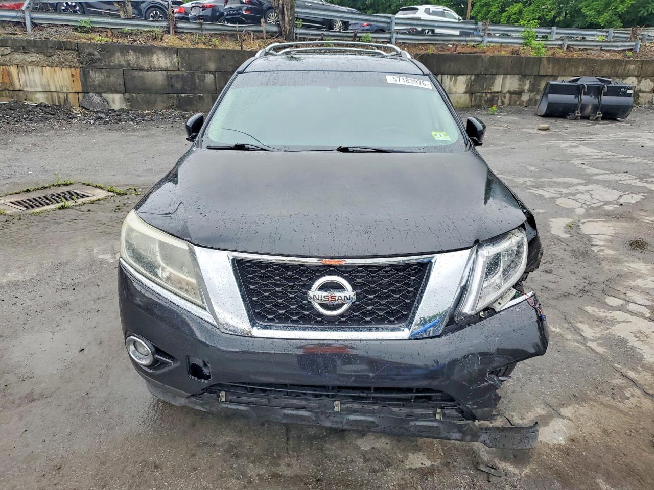 2015 Nissan Pathfinder Sl Black vin: 5N1AR2MMXFC674291