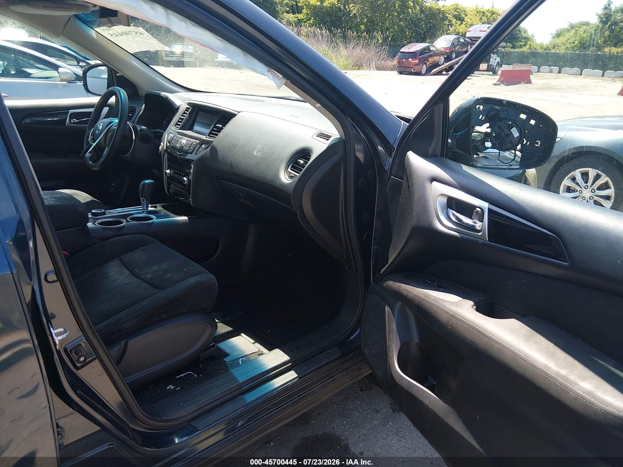2015 Nissan Pathfinder S Blue vin: 5N1AR2MMXFC698137