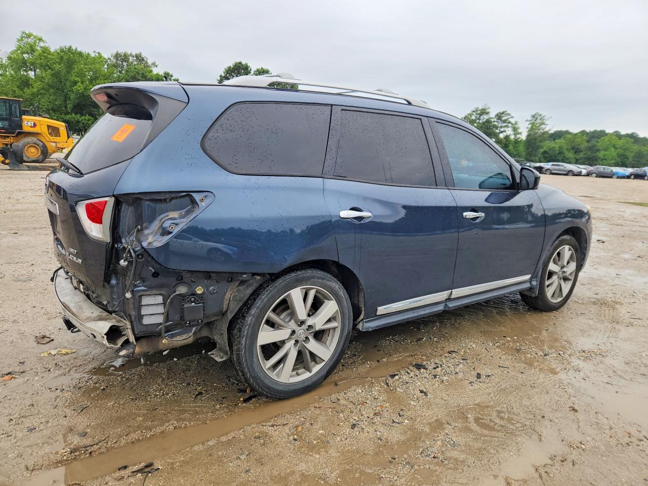 2015 Nissan Pathfinder S Blue vin: 5N1AR2MMXFC706205