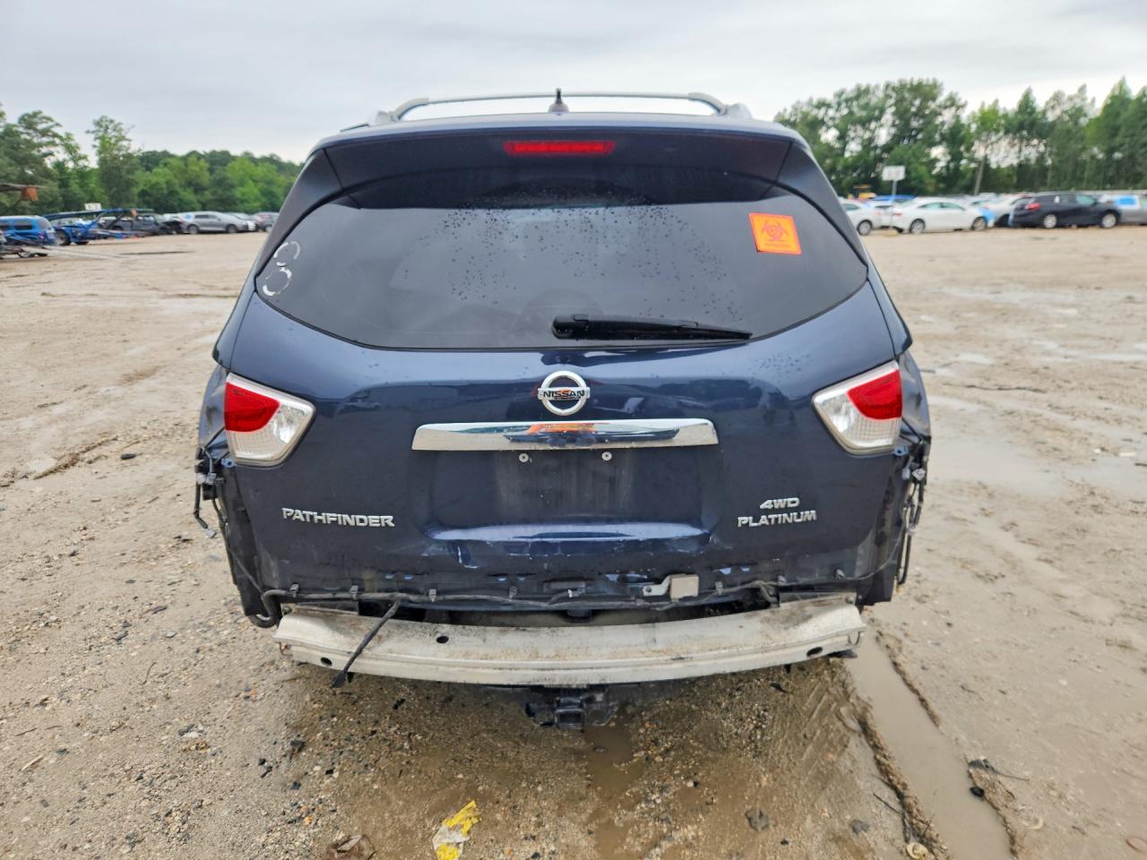2015 Nissan Pathfinder S Blue vin: 5N1AR2MMXFC706205