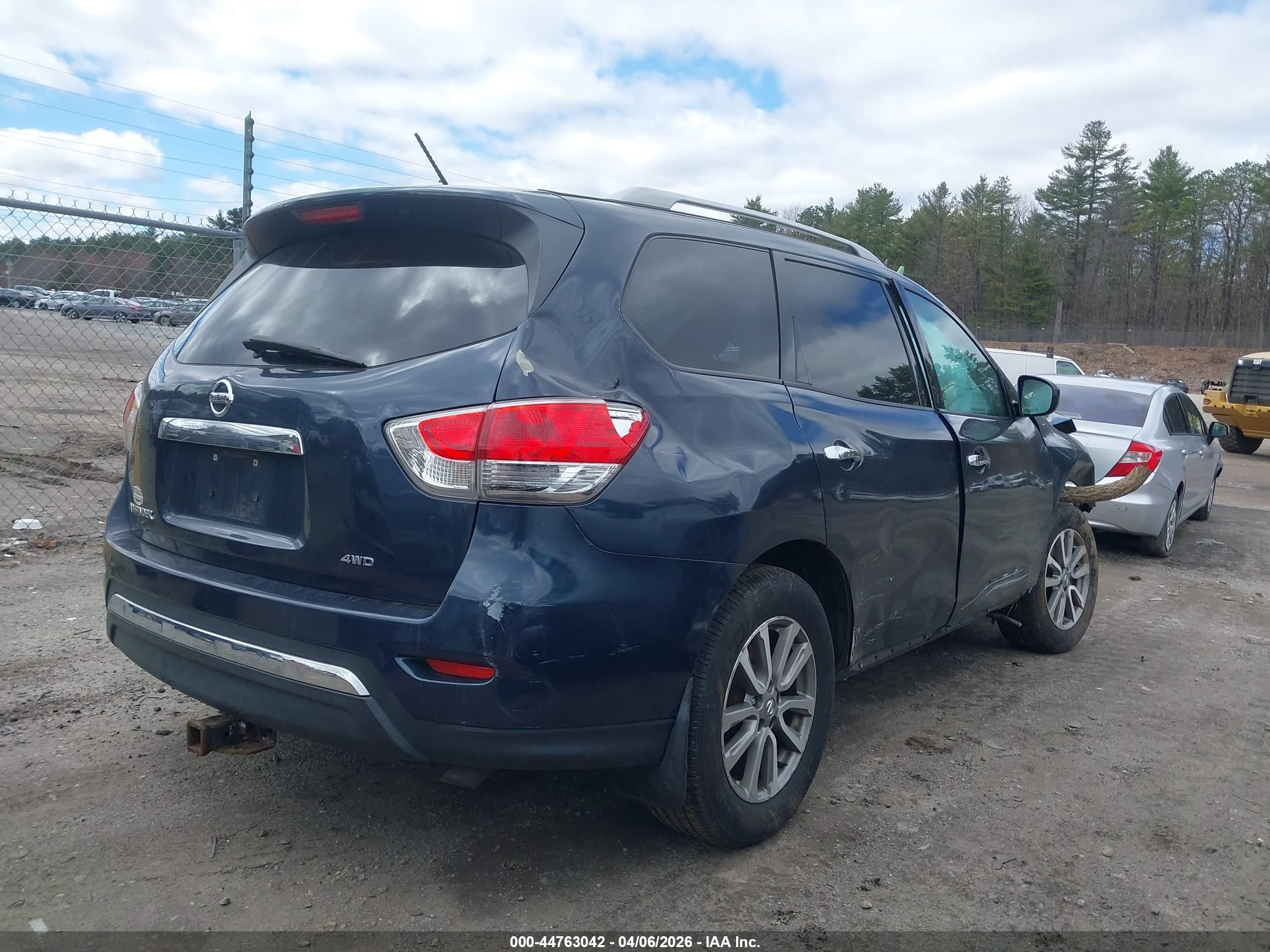 2016 Nissan Pathfinder S Dark Blue vin: 5N1AR2MMXGC646170