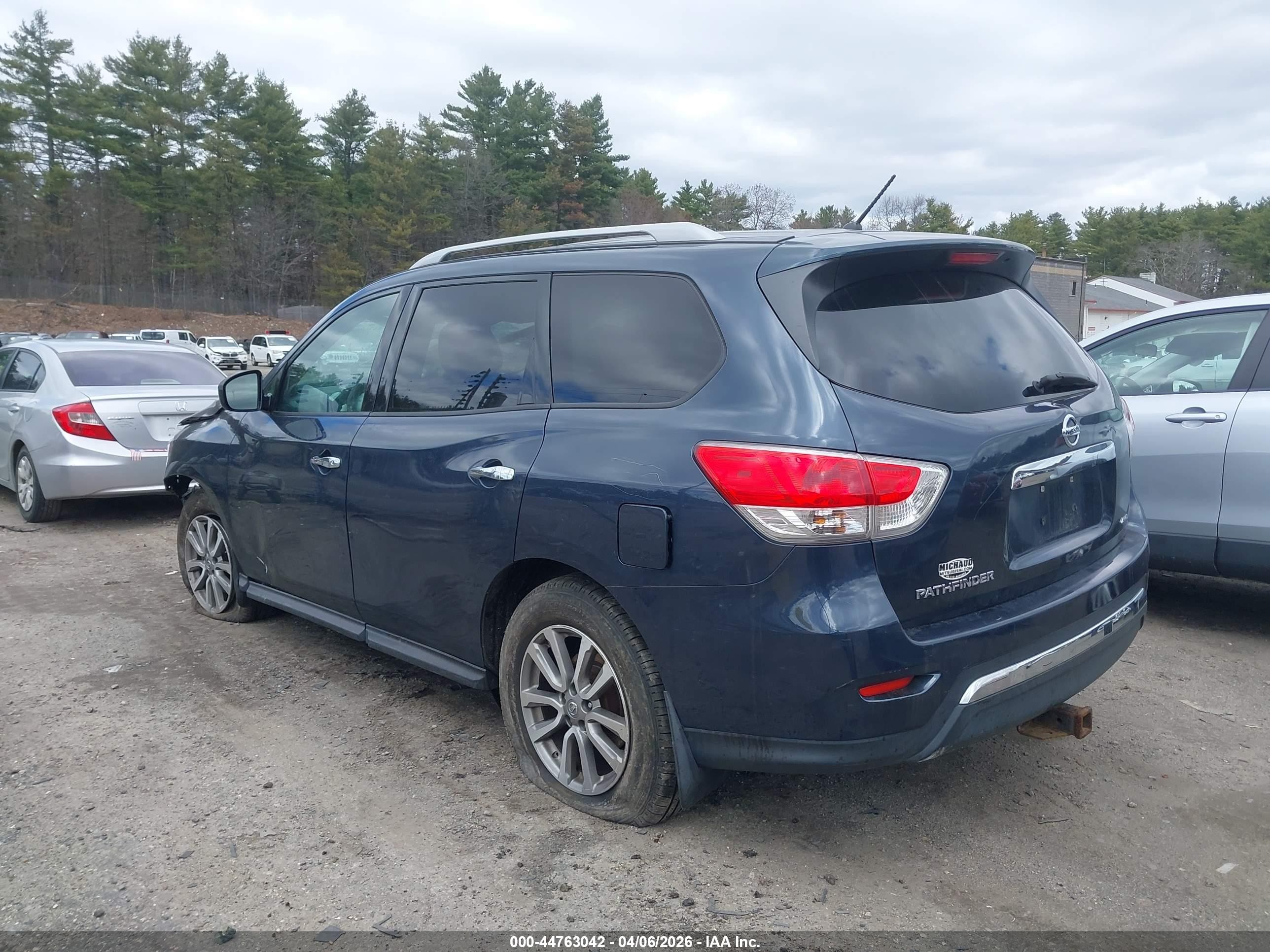 2016 Nissan Pathfinder S Dark Blue vin: 5N1AR2MMXGC646170