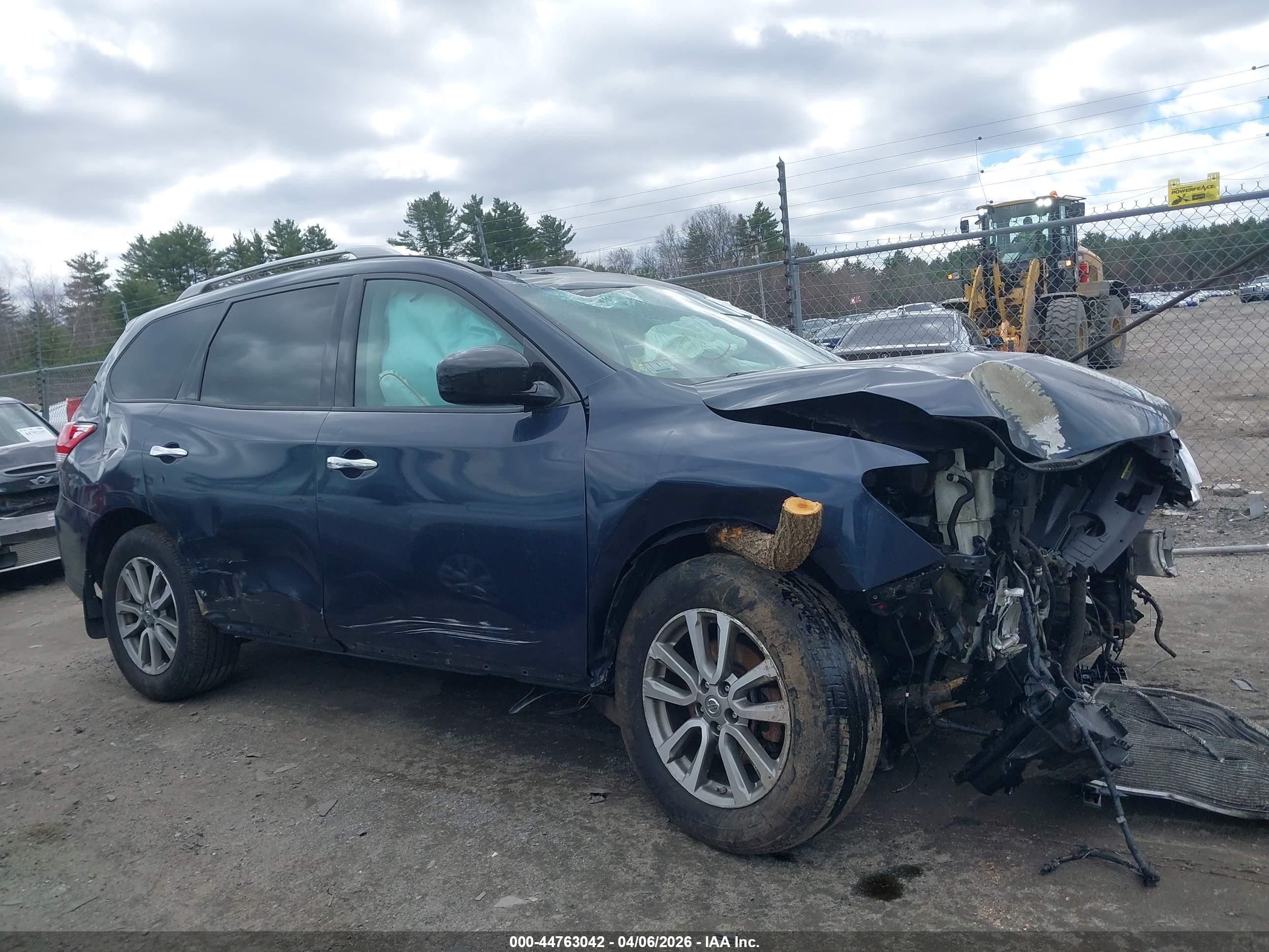 2016 Nissan Pathfinder S Dark Blue vin: 5N1AR2MMXGC646170
