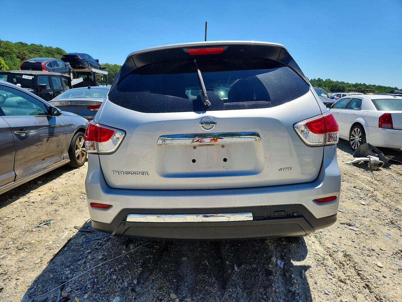 2016 Nissan Pathfinder S Серебряный vin: 5N1AR2MMXGC661364