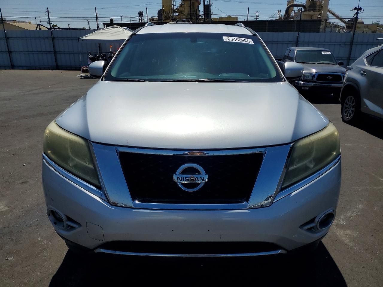2013 Nissan Pathfinder S Silver vin: 5N1AR2MN0DC610086