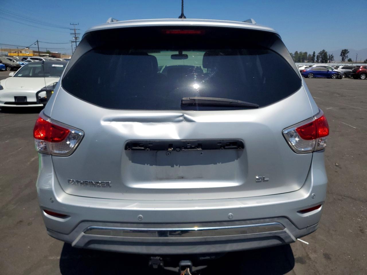 2013 Nissan Pathfinder S Silver vin: 5N1AR2MN0DC610086