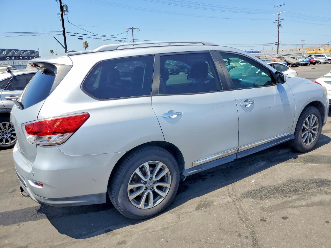 2013 Nissan Pathfinder S Silver vin: 5N1AR2MN0DC610086
