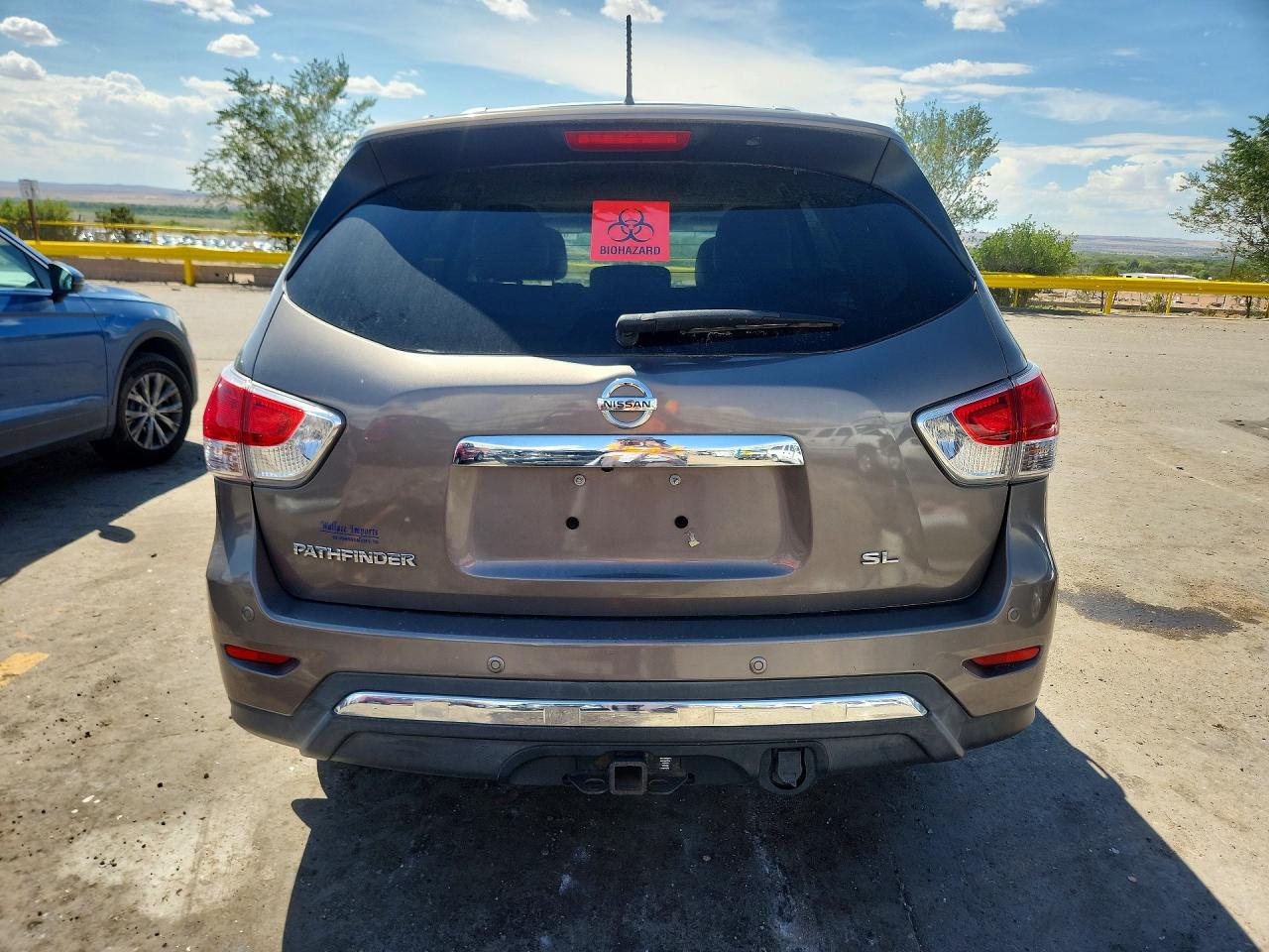 2013 Nissan Pathfinder S Brown vin: 5N1AR2MN0DC618110