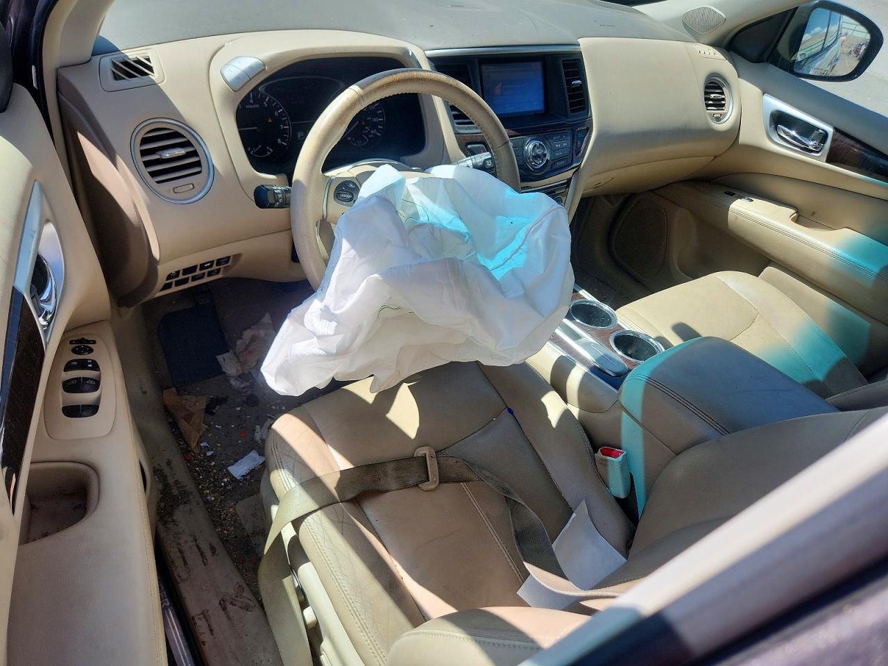 2013 Nissan Pathfinder S Brown vin: 5N1AR2MN0DC618110