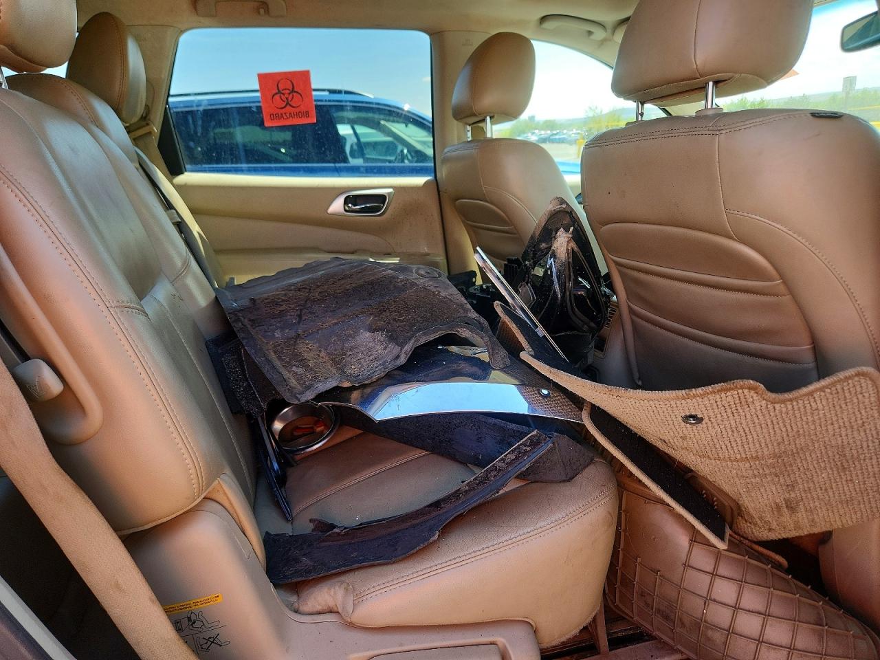 2013 Nissan Pathfinder S Brown vin: 5N1AR2MN0DC618110