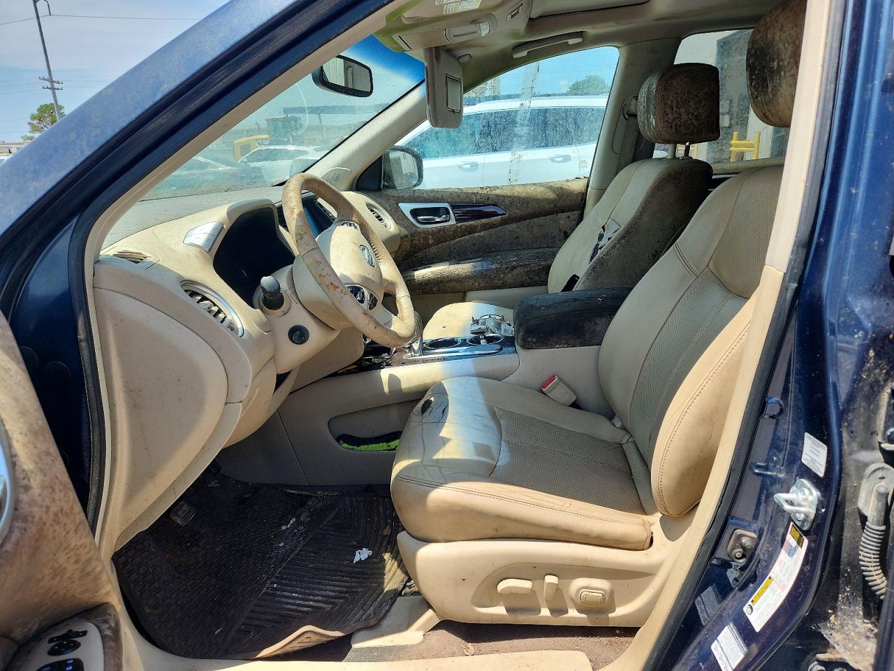 2013 Nissan Pathfinder S Blue vin: 5N1AR2MN0DC649874