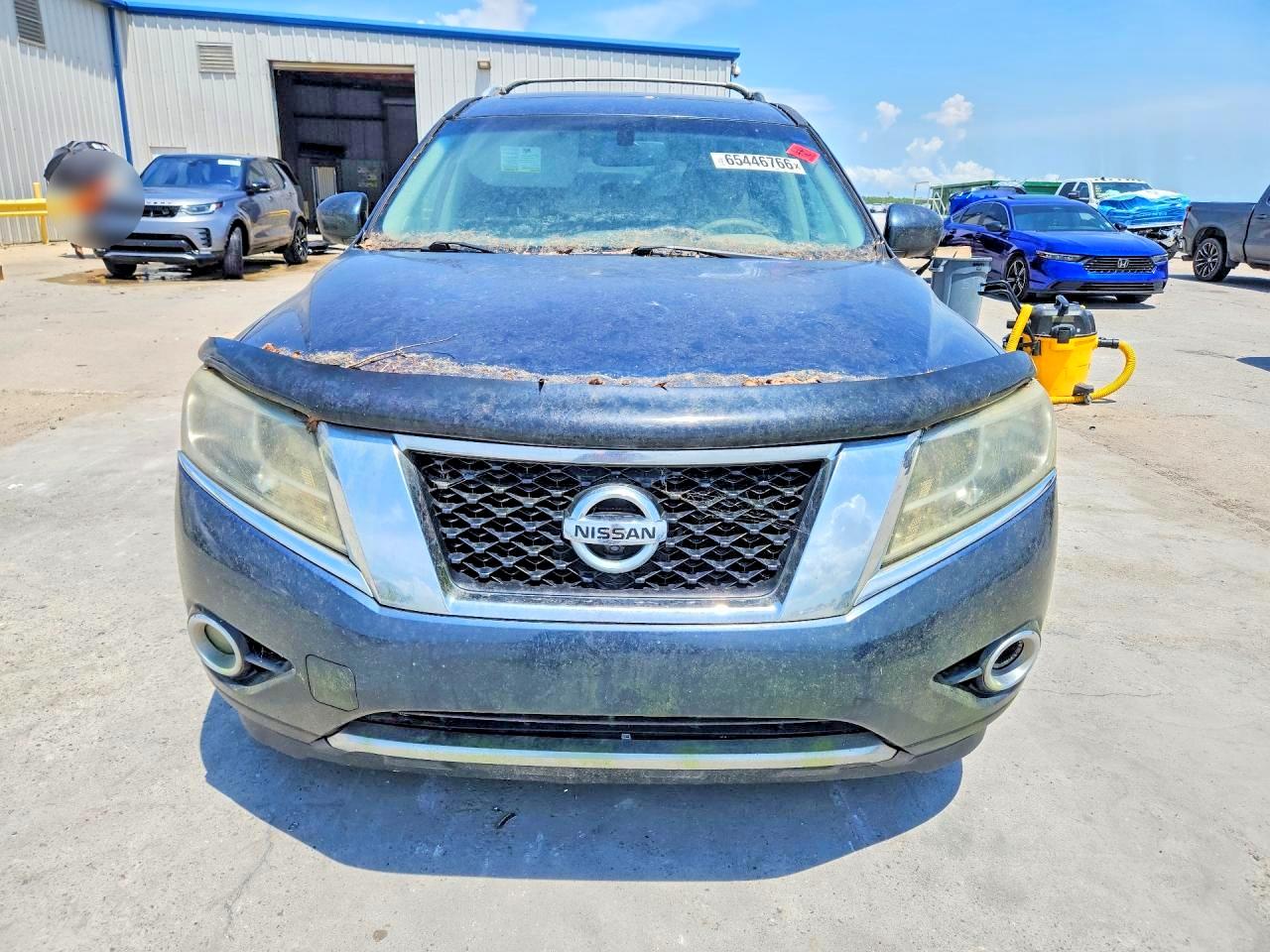 2013 Nissan Pathfinder S Blue vin: 5N1AR2MN0DC649874