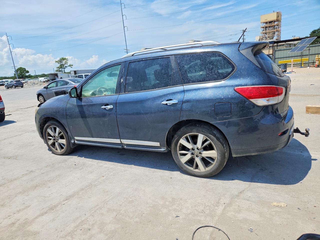 2013 Nissan Pathfinder S Blue vin: 5N1AR2MN0DC649874