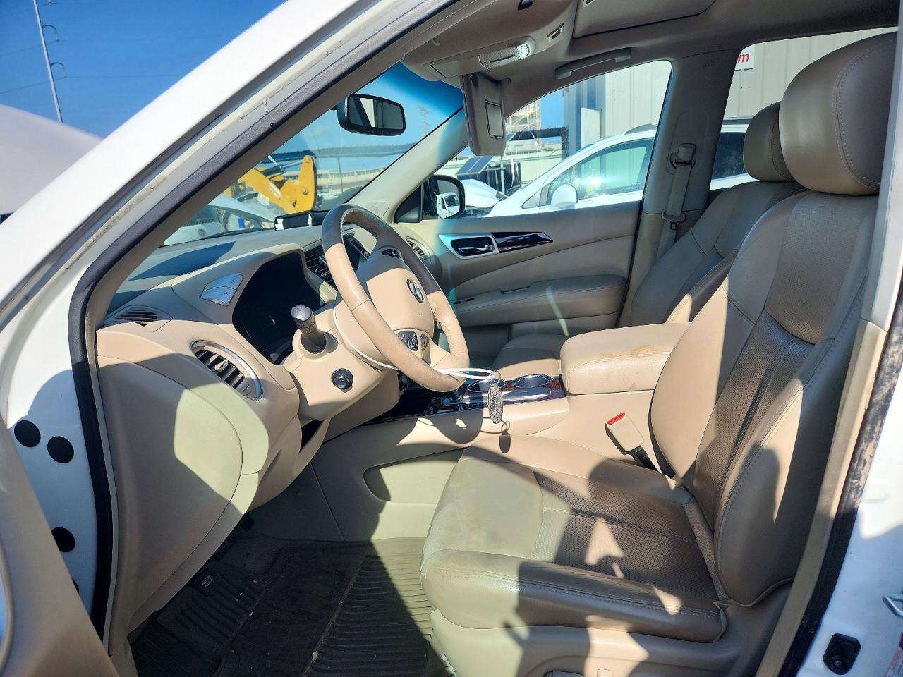 2013 Nissan Pathfinder S White vin: 5N1AR2MN0DC650135