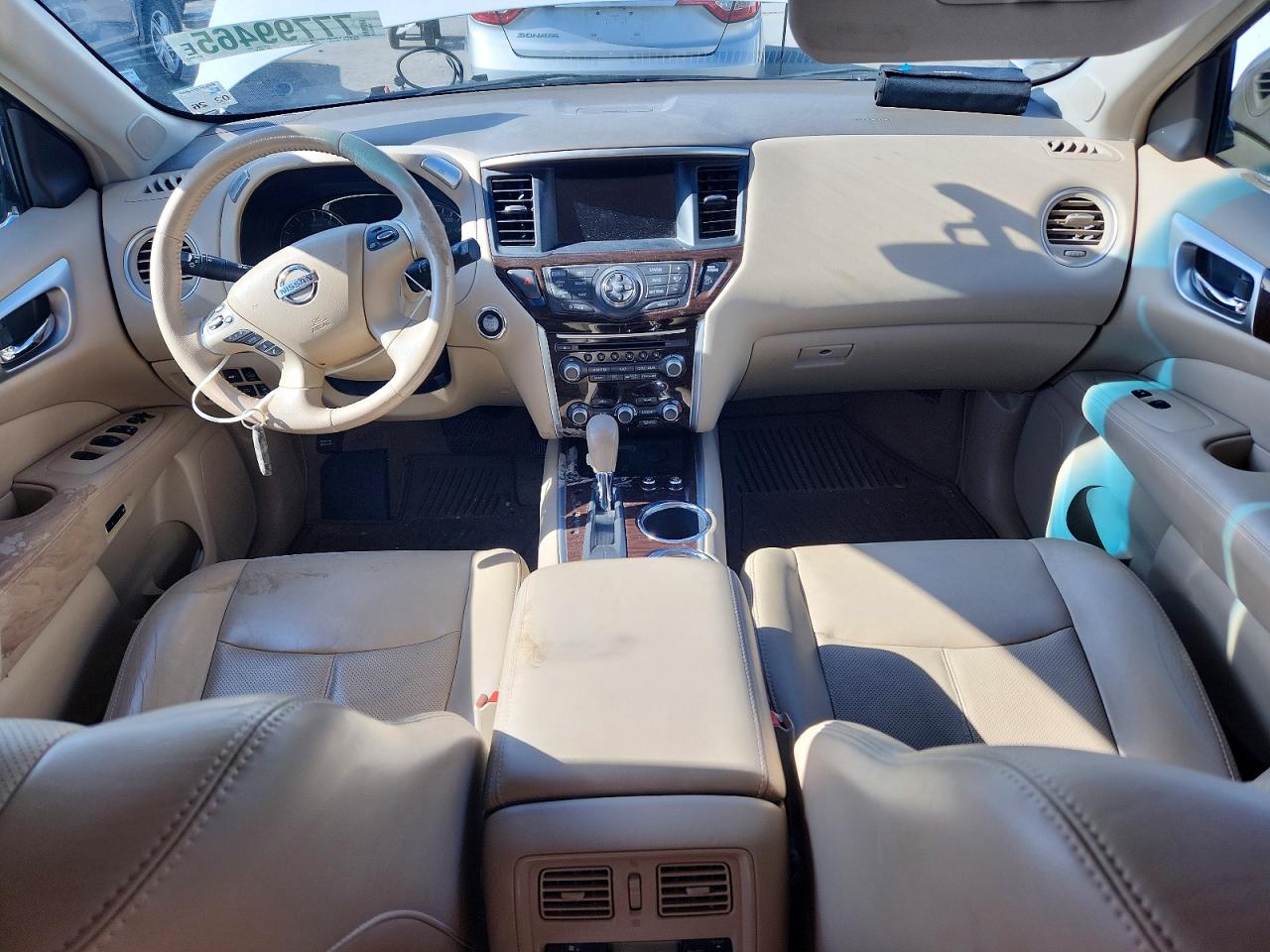 2013 Nissan Pathfinder S White vin: 5N1AR2MN0DC650135