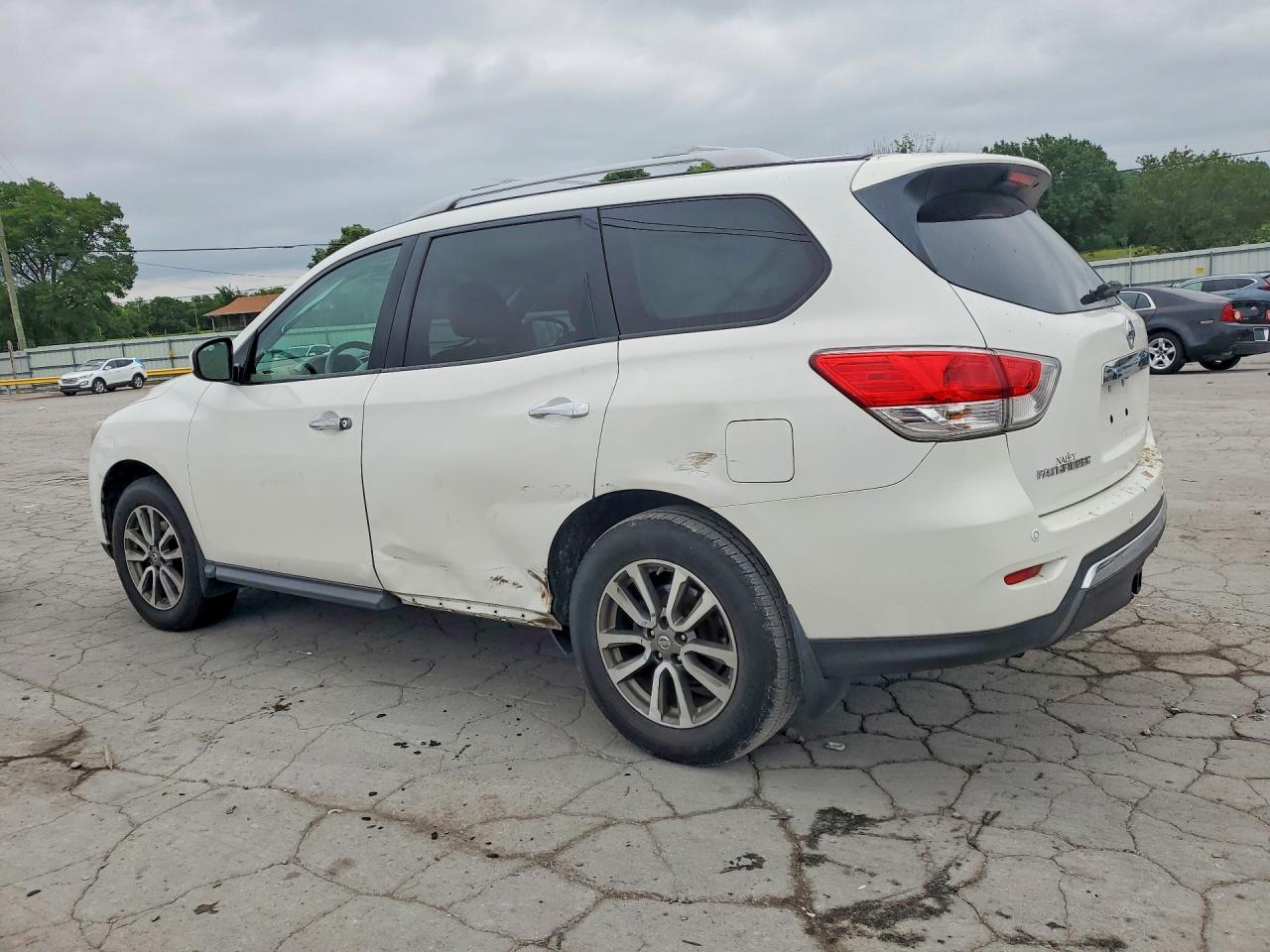 2013 Nissan Pathfinder S White vin: 5N1AR2MN0DC650622