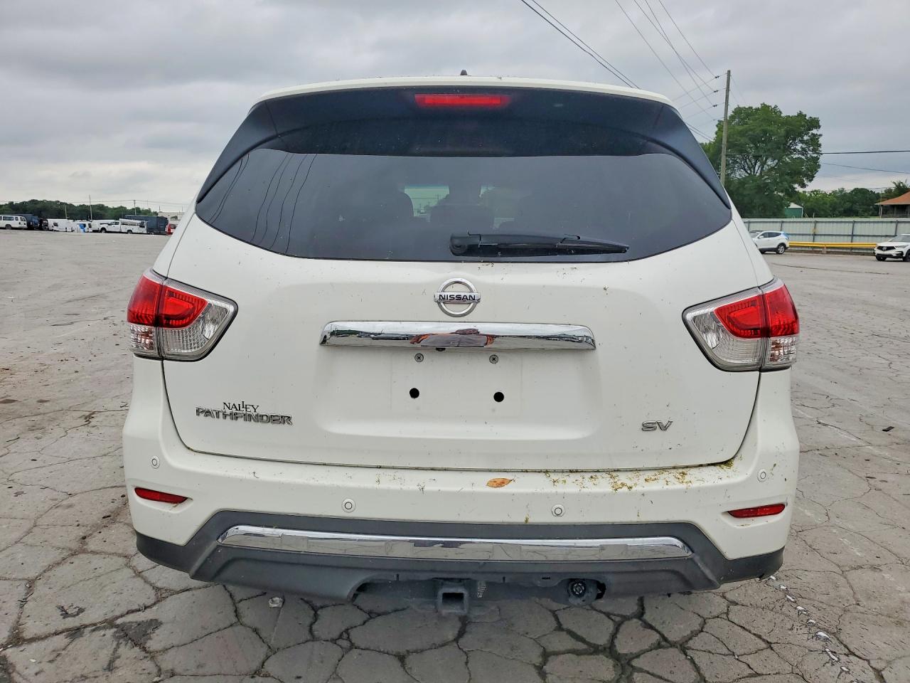 2013 Nissan Pathfinder S White vin: 5N1AR2MN0DC650622