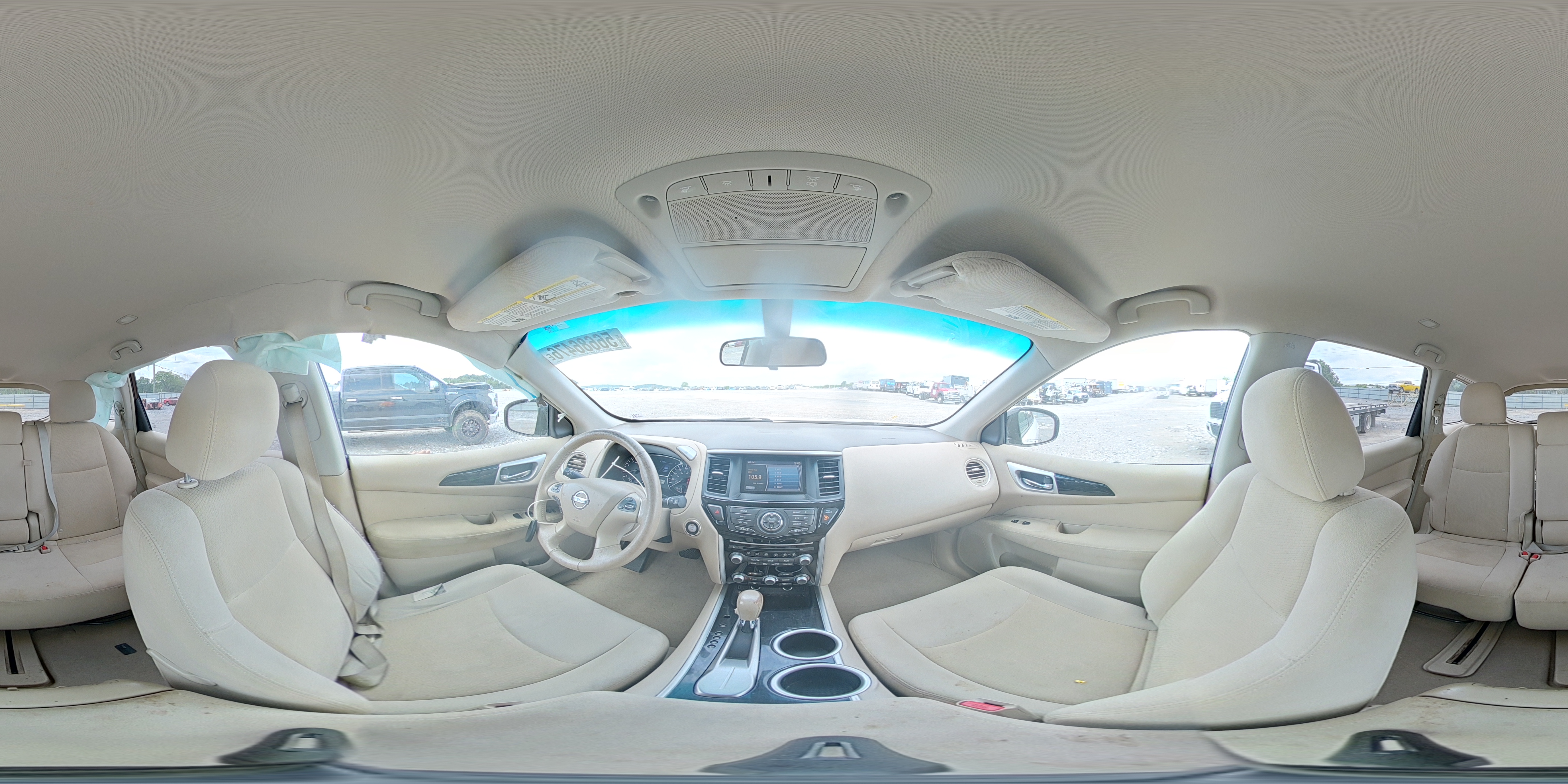 2013 Nissan Pathfinder S White vin: 5N1AR2MN0DC650622