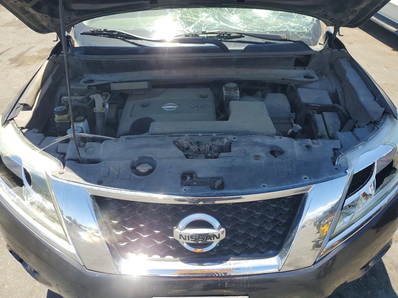 2013 Nissan Pathfinder S Gray vin: 5N1AR2MN0DC667176