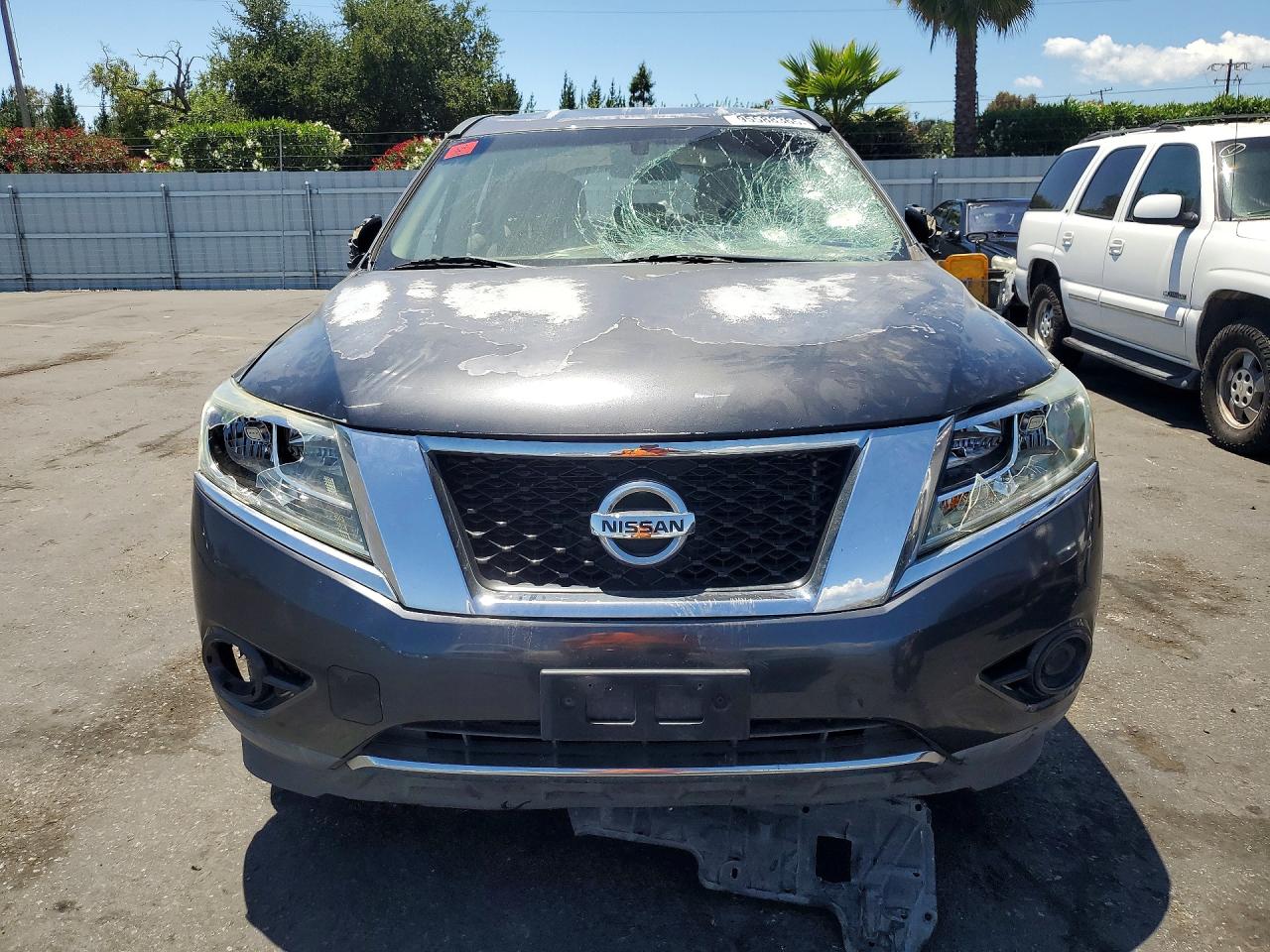 2013 Nissan Pathfinder S Gray vin: 5N1AR2MN0DC667176