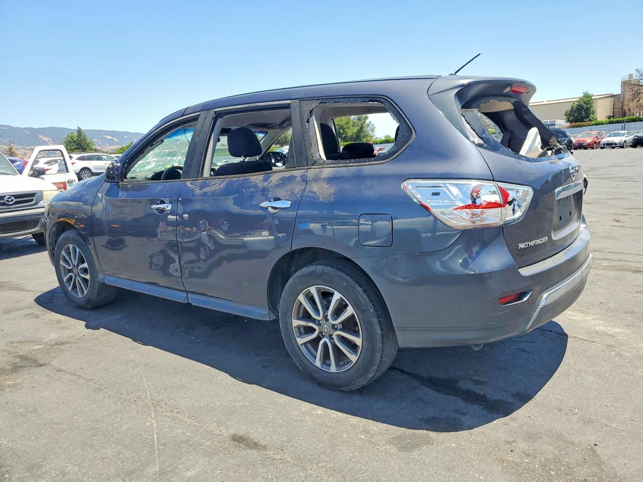 2013 Nissan Pathfinder S Gray vin: 5N1AR2MN0DC667176