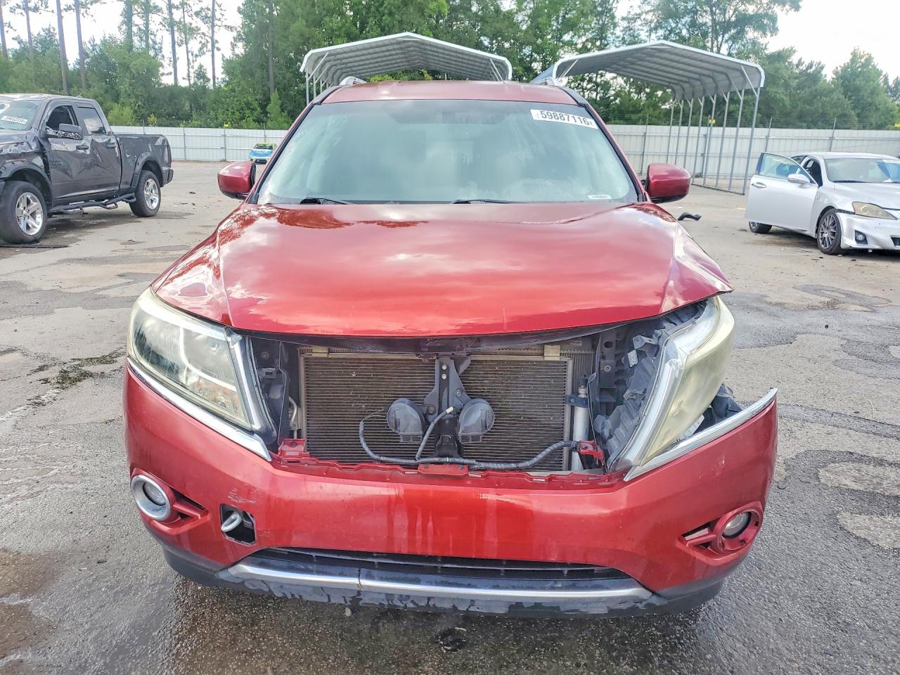 2013 Nissan Pathfinder S/sv/sl/platinum Бордовый vin: 5N1AR2MN0DC672622