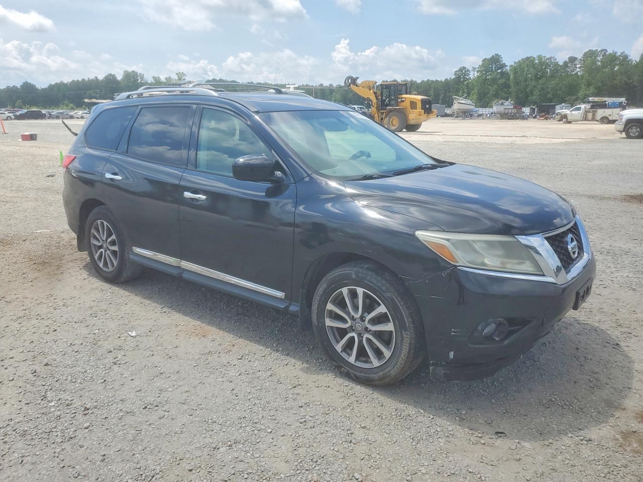2013 Nissan Pathfinder S Black vin: 5N1AR2MN0DC676394