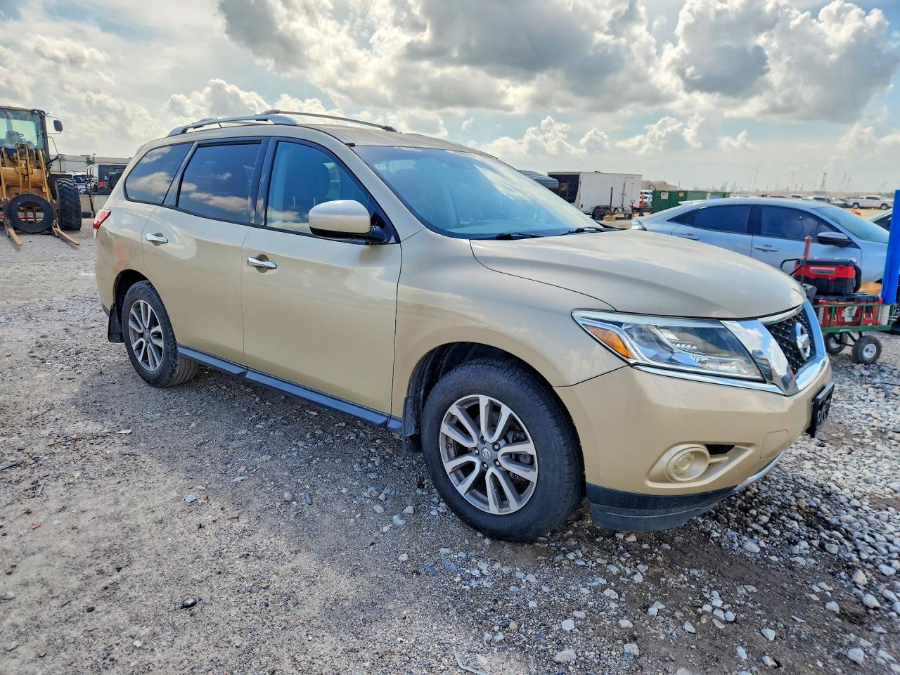 2013 Nissan Pathfinder S Gold vin: 5N1AR2MN0DC680235