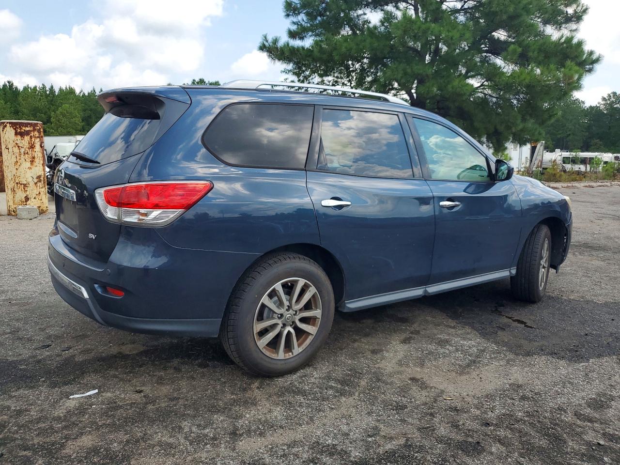 2013 Nissan Pathfinder S Blue vin: 5N1AR2MN0DC685676