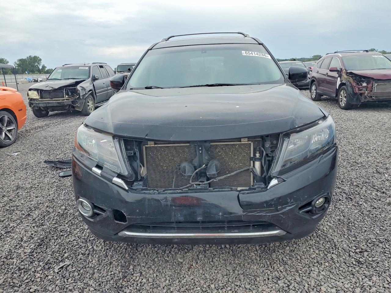 2014 Nissan Pathfinder S Черный vin: 5N1AR2MN0EC608095