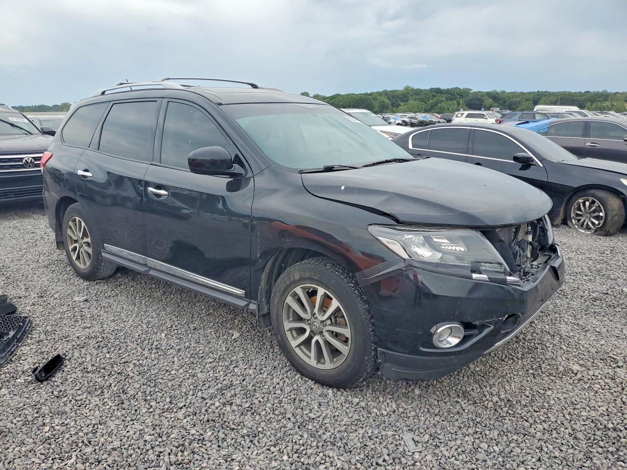 2014 Nissan Pathfinder S Черный vin: 5N1AR2MN0EC608095