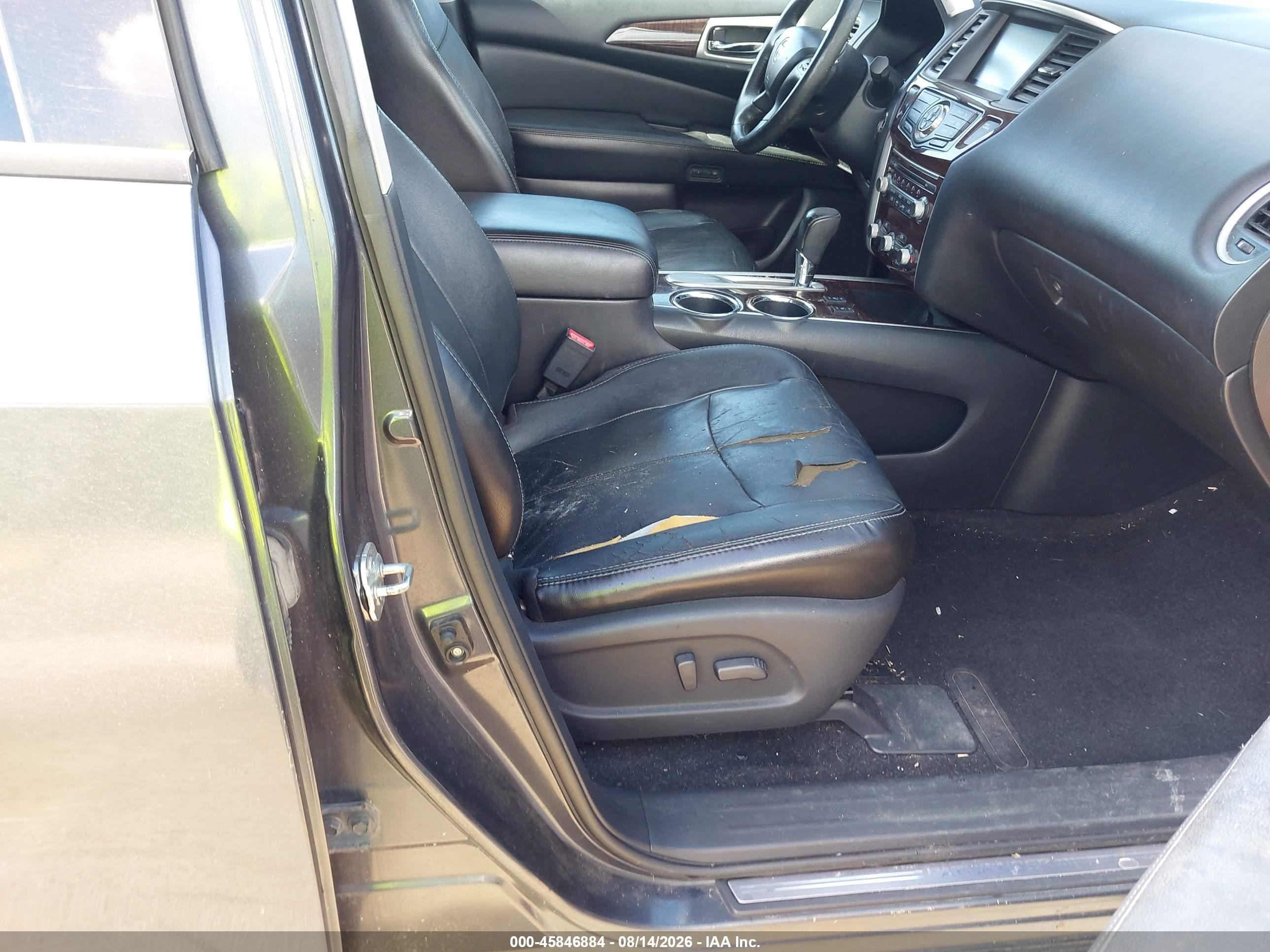 2014 Nissan Pathfinder Sl Серый vin: 5N1AR2MN0EC610879
