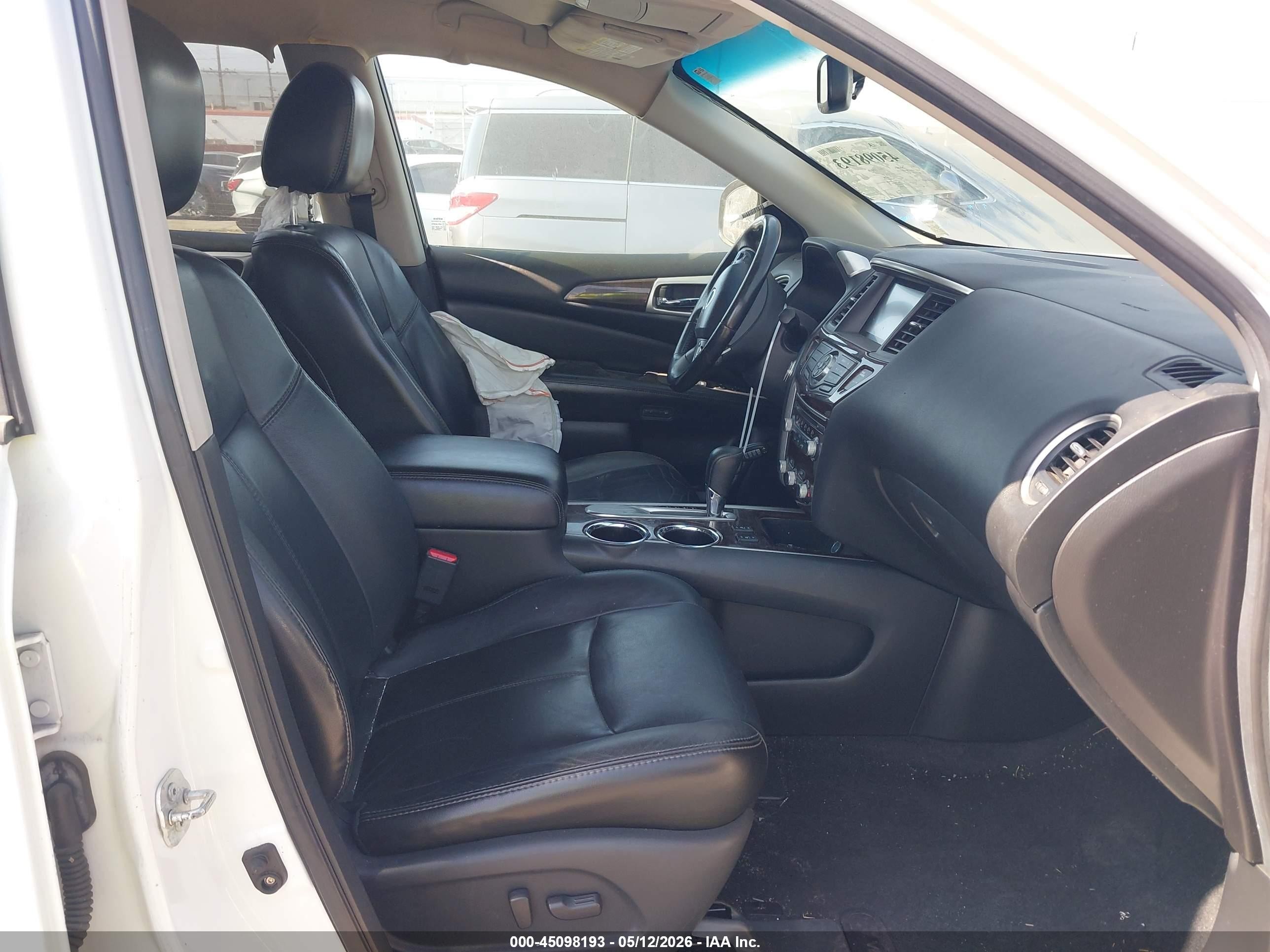 2014 Nissan Pathfinder Sl White vin: 5N1AR2MN0EC636768