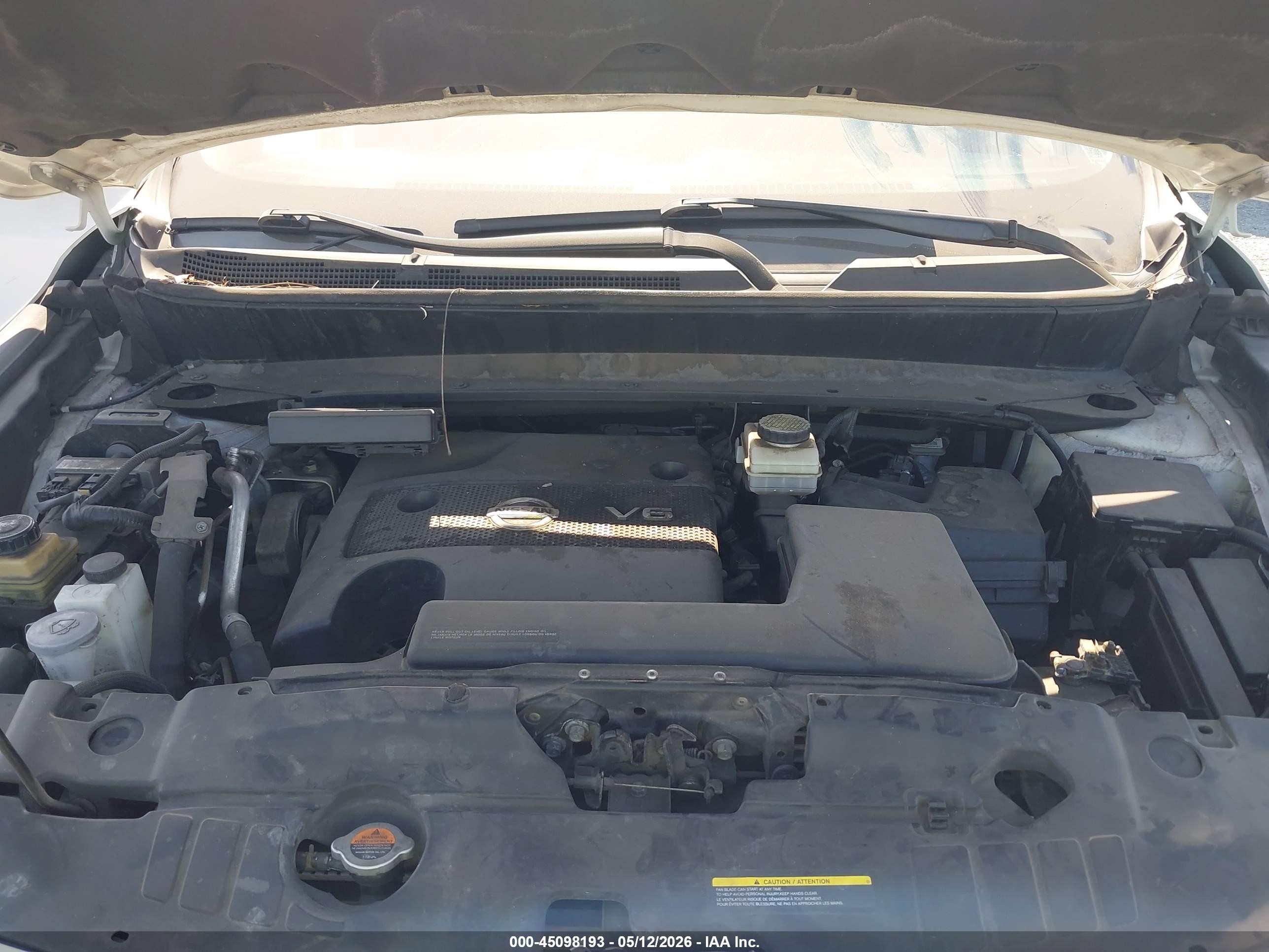 2014 Nissan Pathfinder Sl White vin: 5N1AR2MN0EC636768