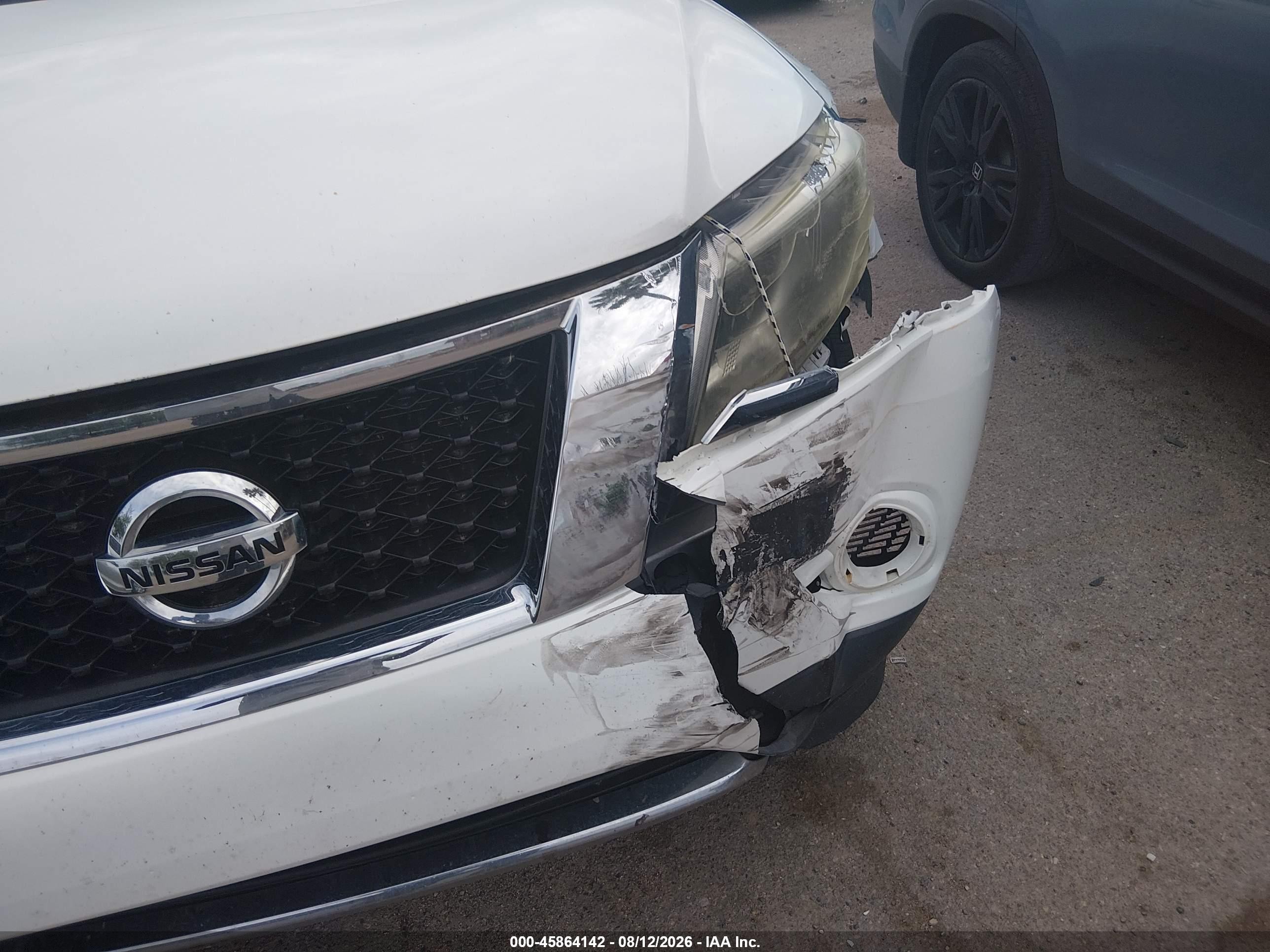 2014 Nissan Pathfinder Platinum Белый vin: 5N1AR2MN0EC641971