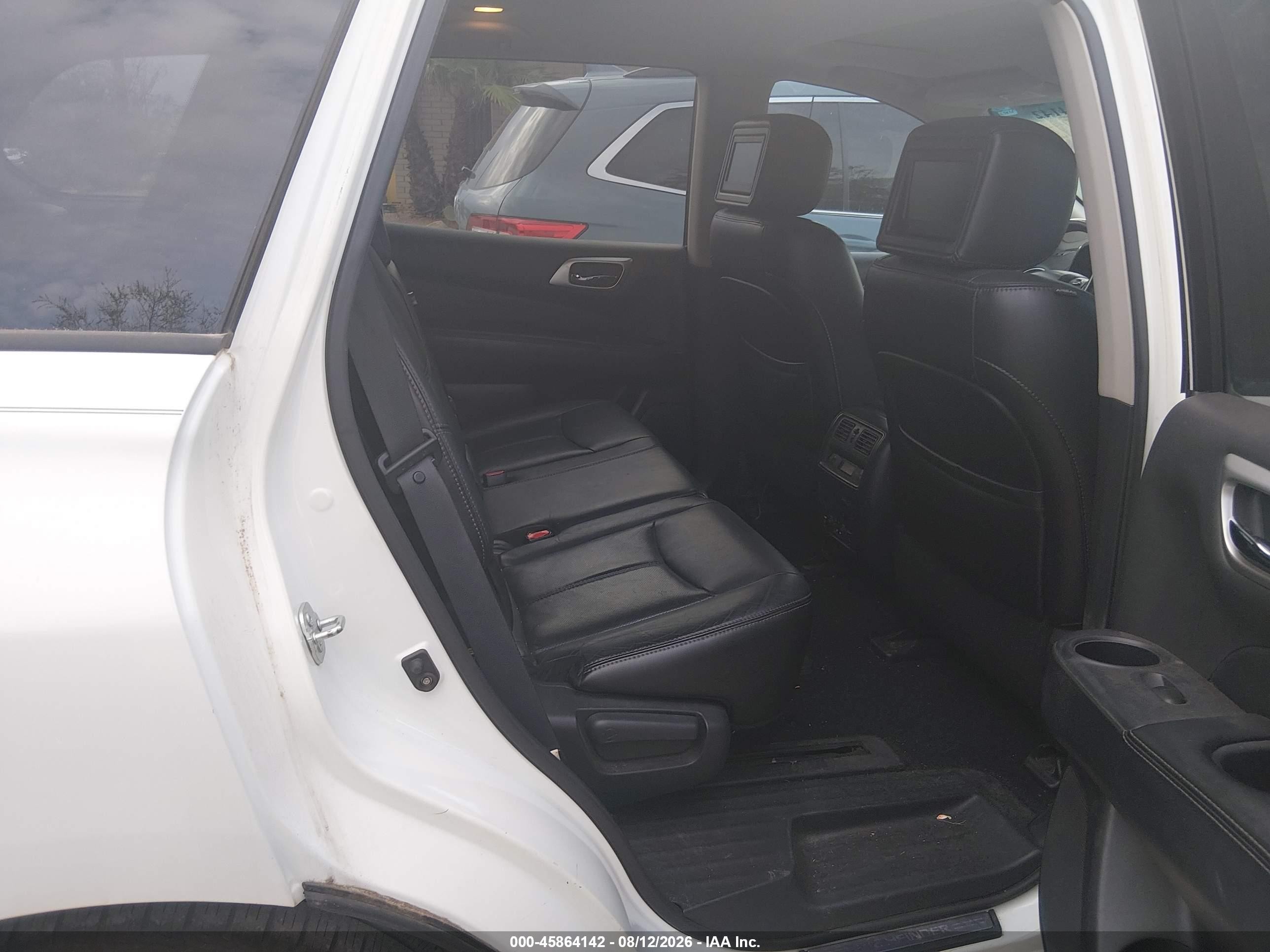 2014 Nissan Pathfinder Platinum Белый vin: 5N1AR2MN0EC641971