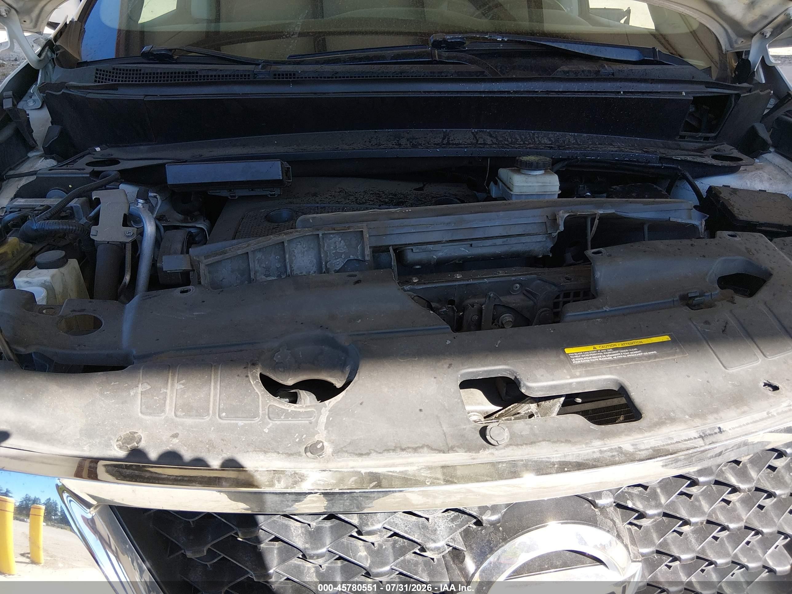 2014 Nissan Pathfinder Sl White vin: 5N1AR2MN0EC676218