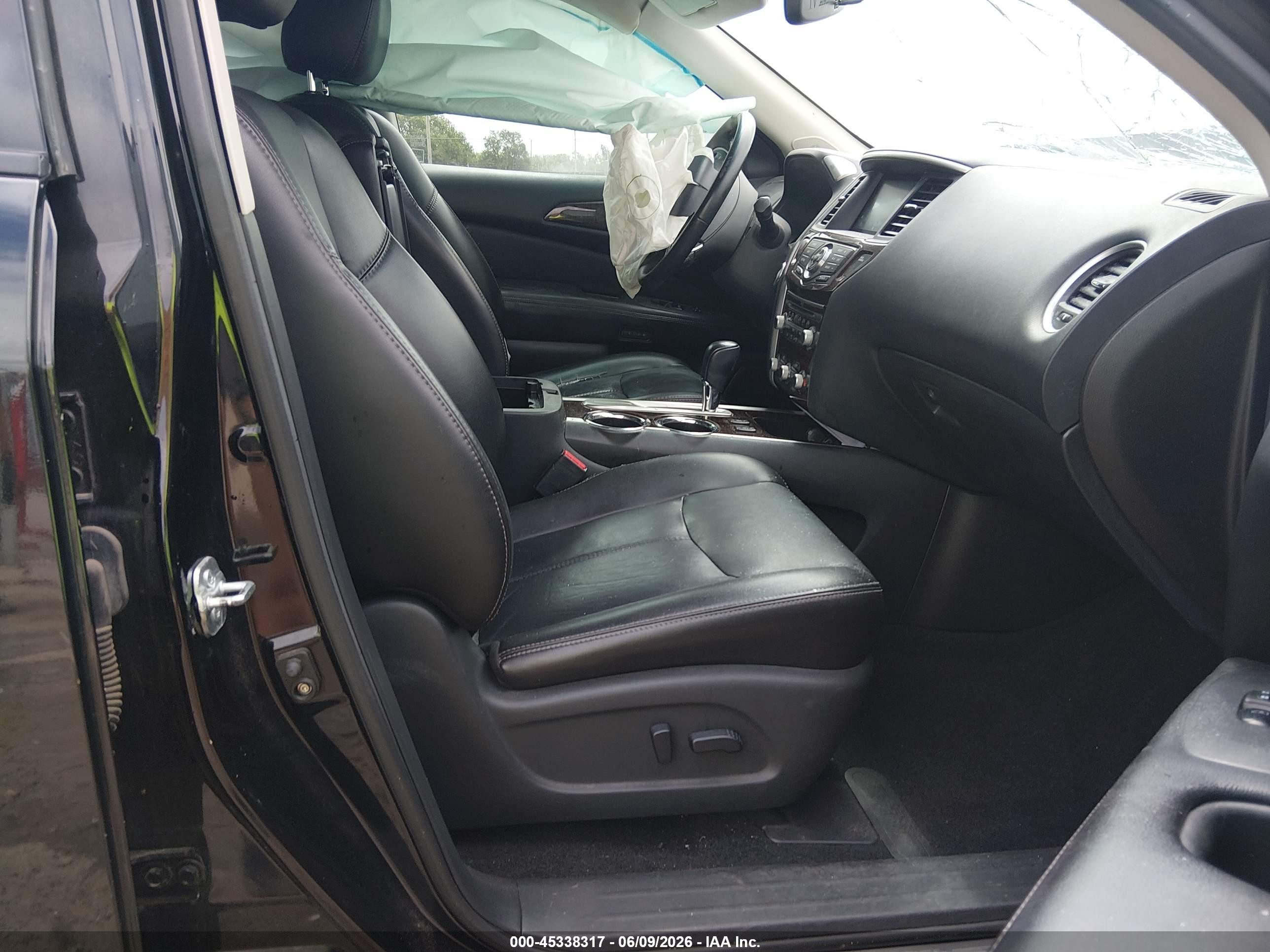 2014 Nissan Pathfinder Sl Black vin: 5N1AR2MN0EC686294
