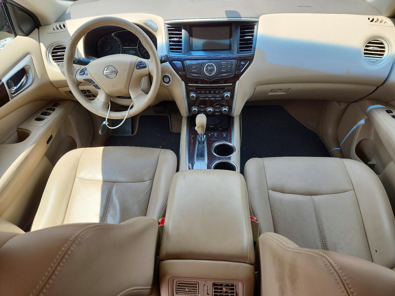 2014 Nissan Pathfinder Sl Red vin: 5N1AR2MN0EC697473