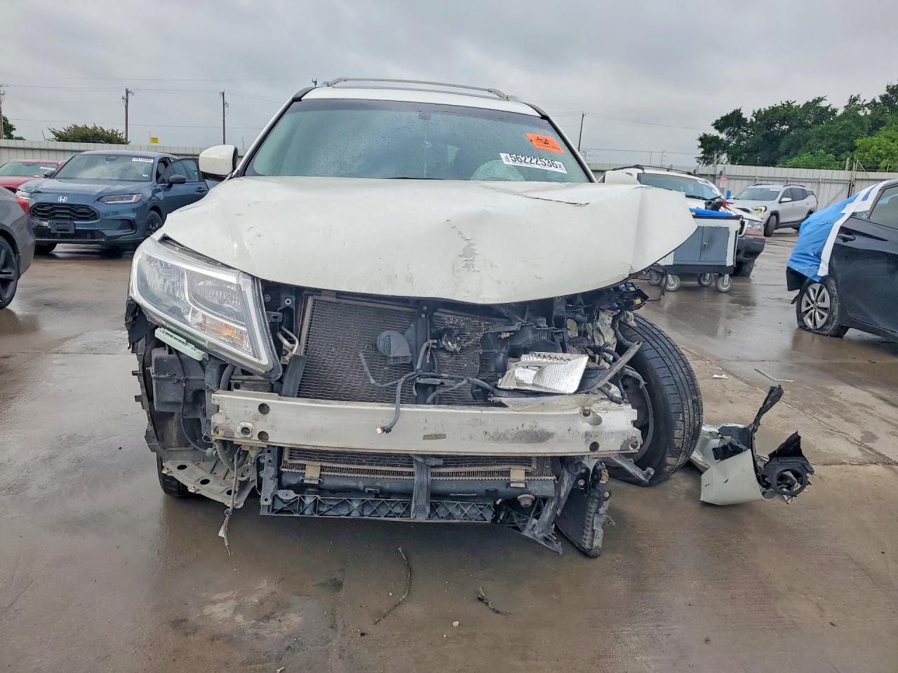 2014 Nissan Pathfinder S White vin: 5N1AR2MN0EC698073