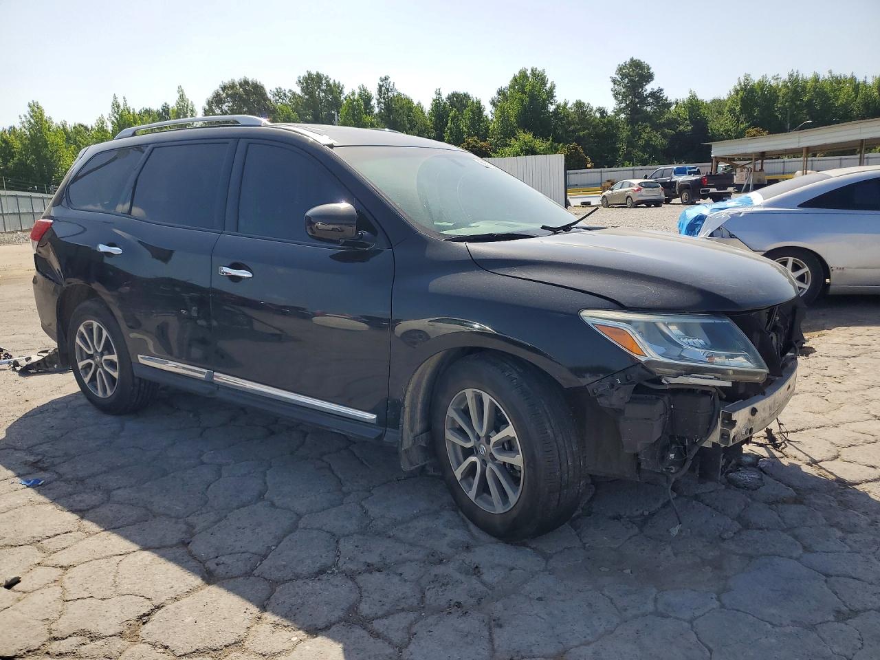 2014 Nissan Pathfinder Sl Black vin: 5N1AR2MN0EC708004