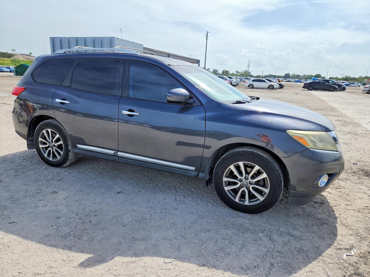 2014 Nissan Pathfinder S Gray vin: 5N1AR2MN0EC723568