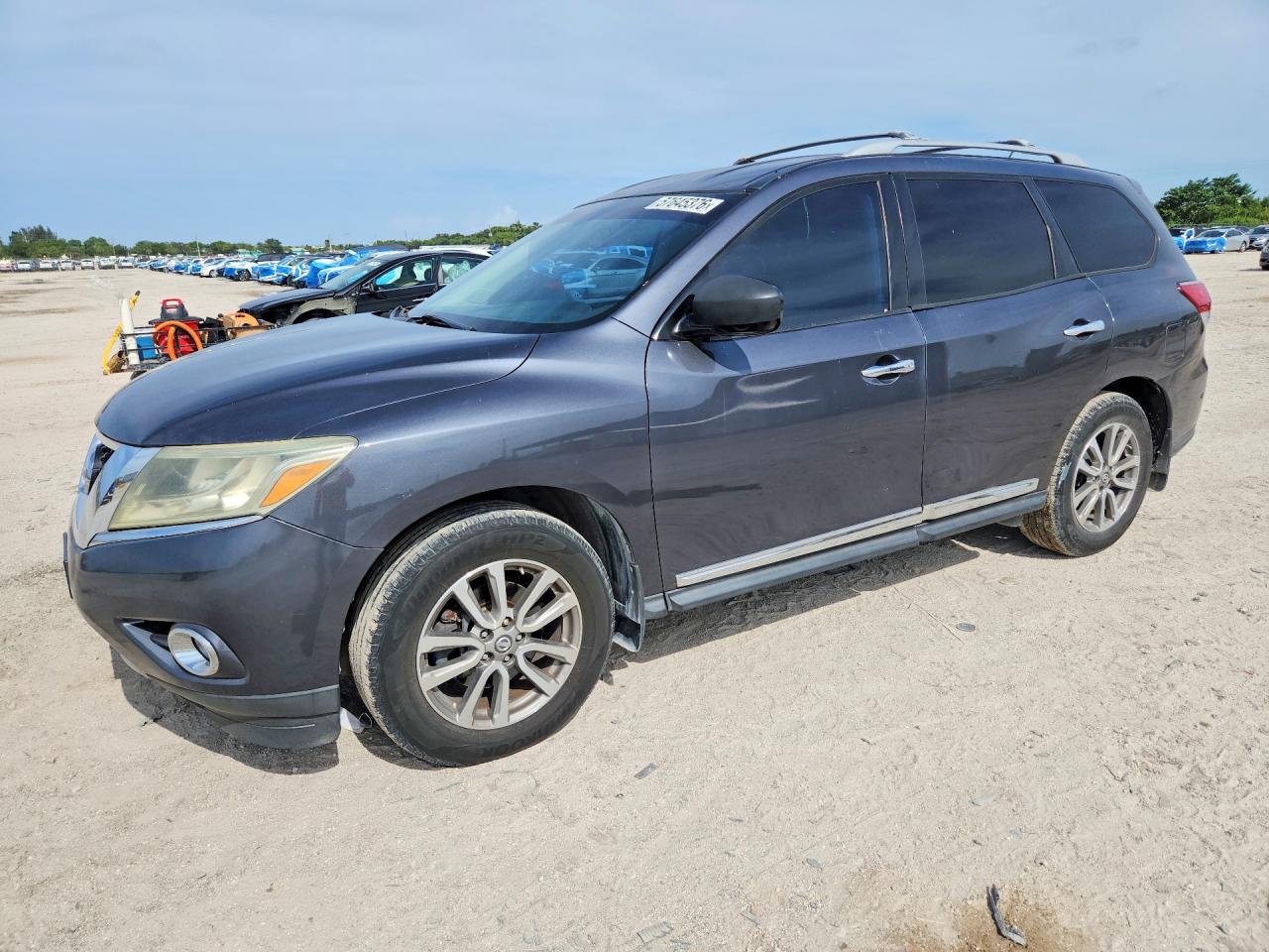 2014 Nissan Pathfinder S Gray vin: 5N1AR2MN0EC723568