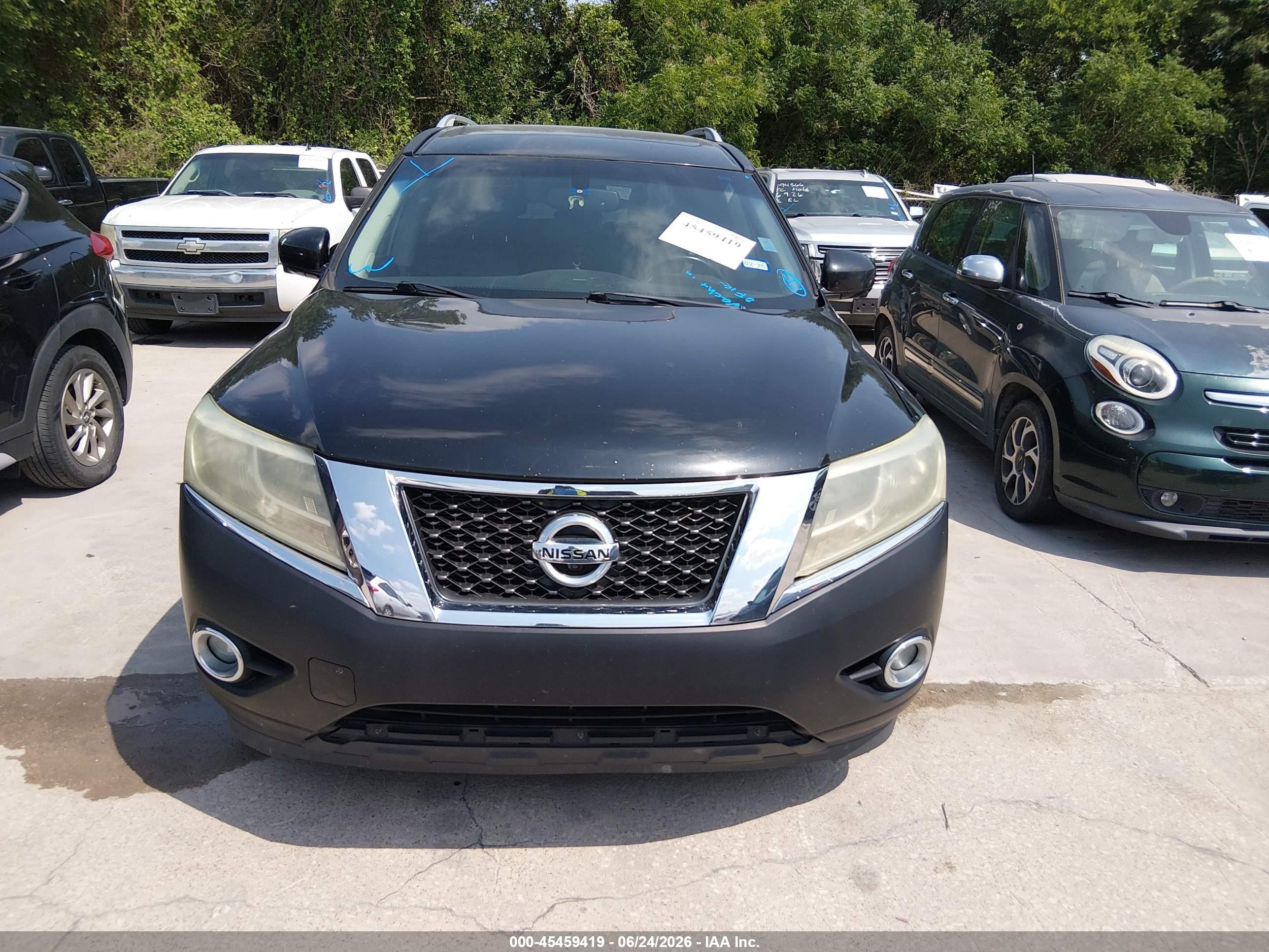 2014 Nissan Pathfinder Platinum Black vin: 5N1AR2MN0EC724672