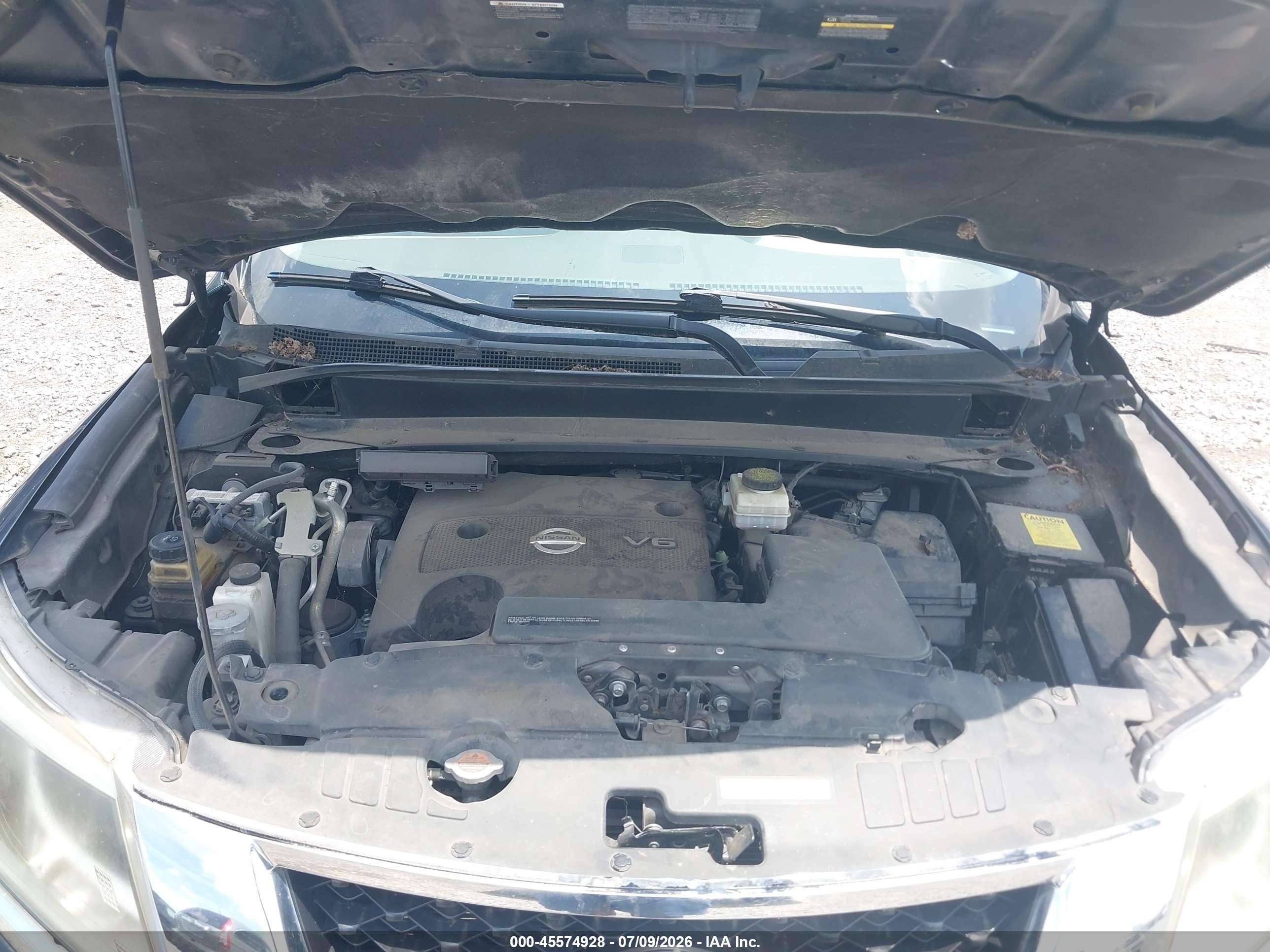 2014 Nissan Pathfinder S Blue vin: 5N1AR2MN0EC726650