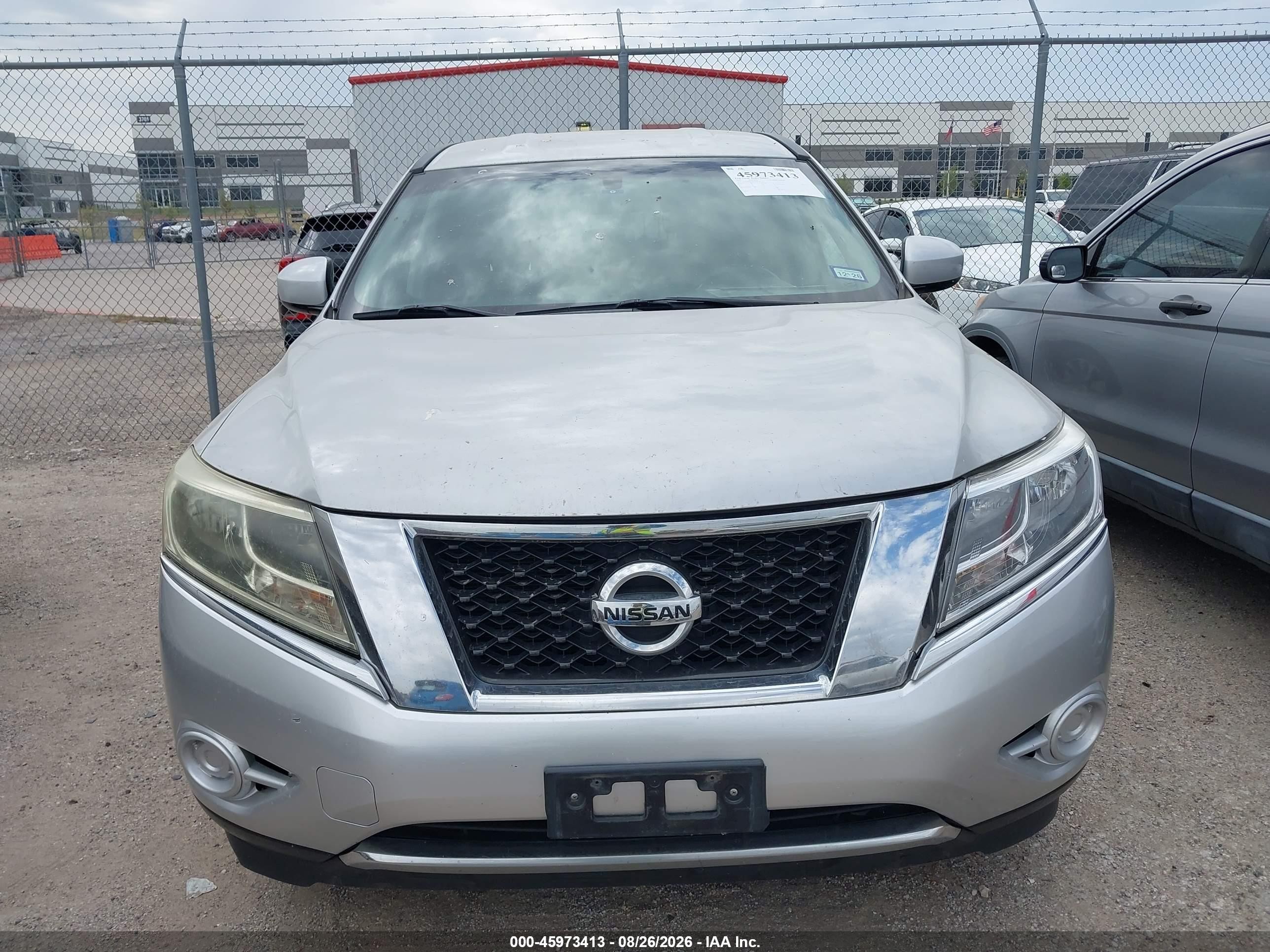 2015 Nissan Pathfinder S Silver vin: 5N1AR2MN0FC606218